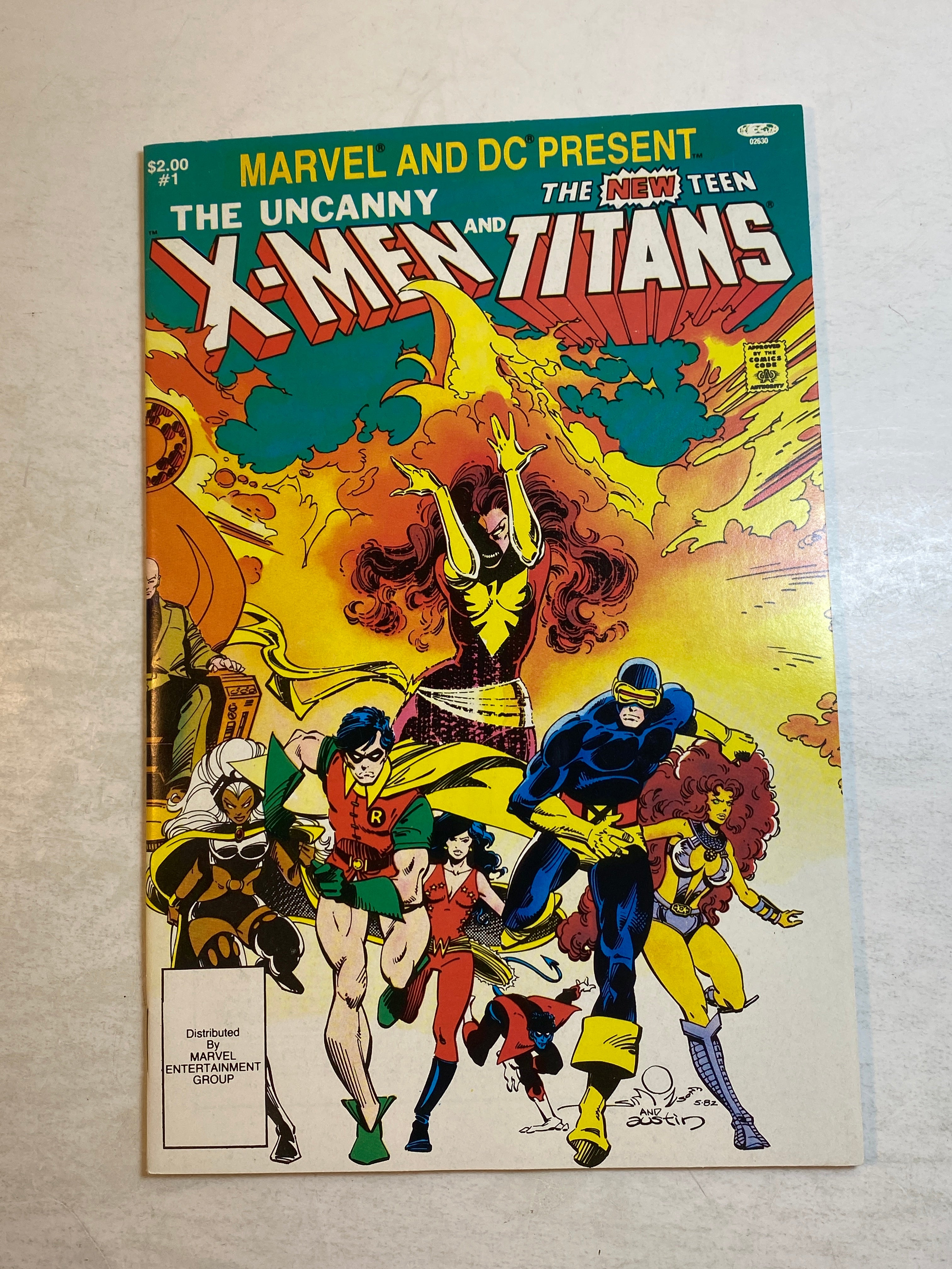 Marvel DC Present X-Men and Teen Titans #1 1982