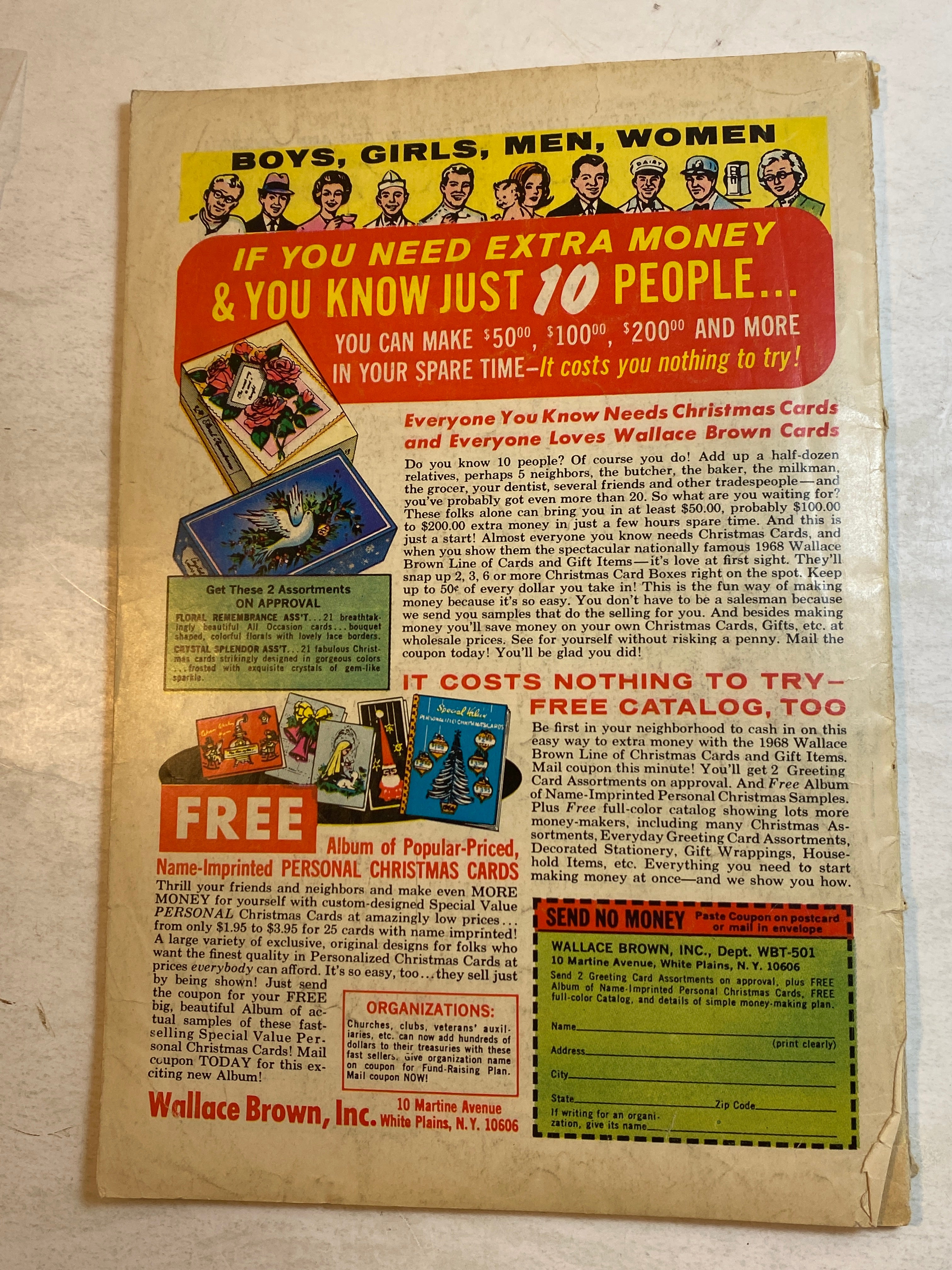 Marvel Phantom Eagle Comic #16 1968