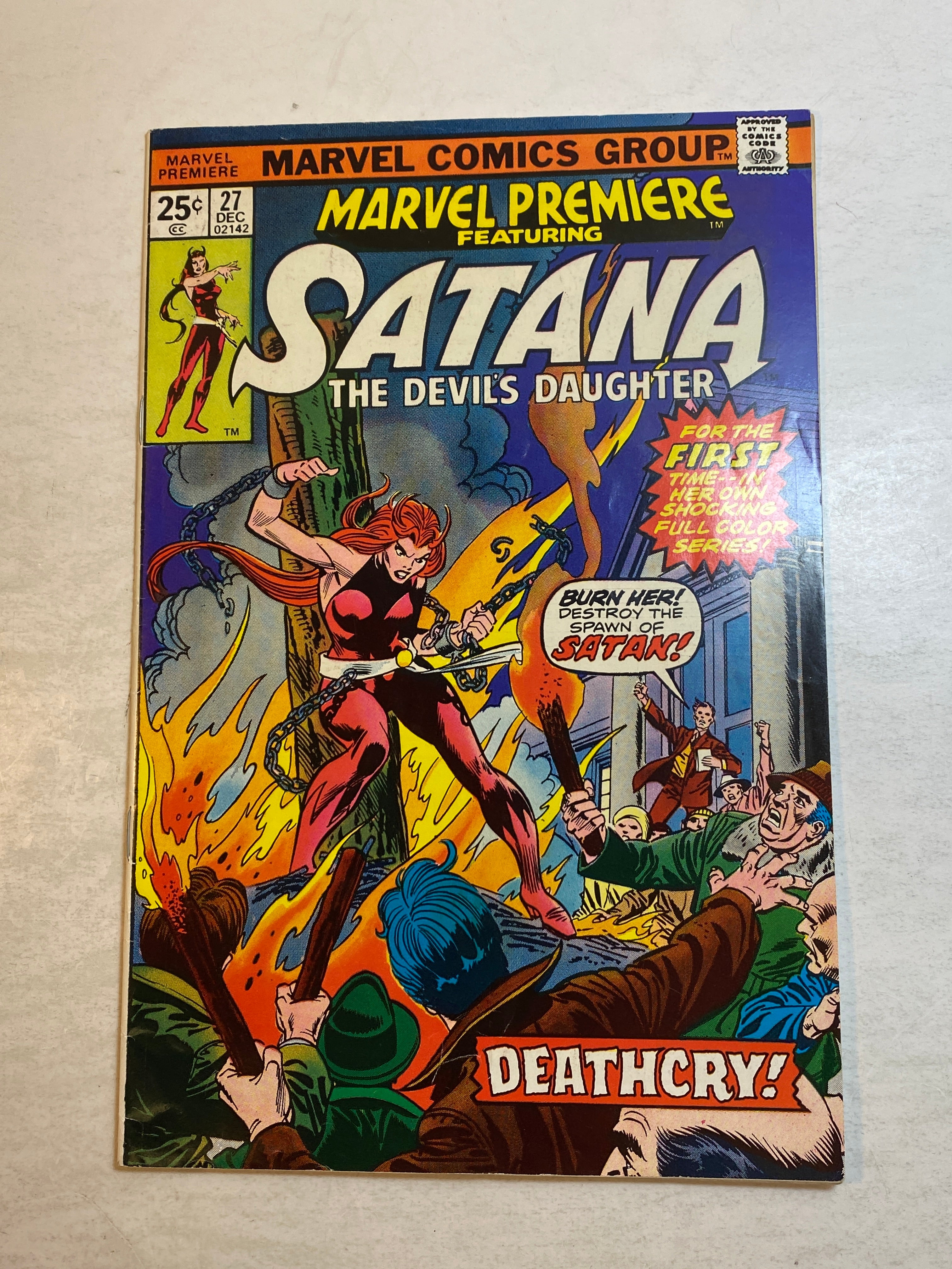 Marvel Premiere Satana Comic #27 1975