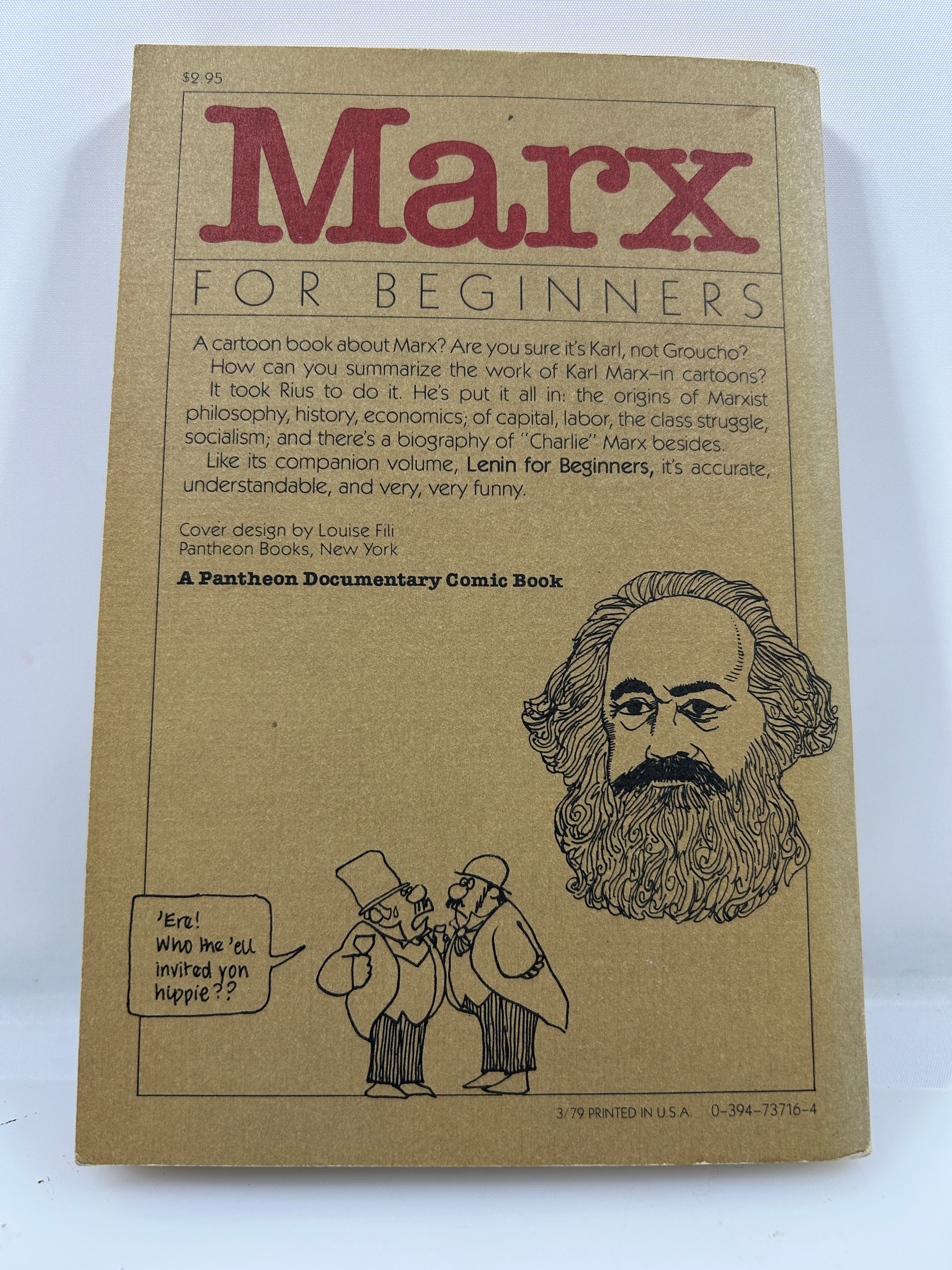 Marx for Beginners by Rius translated Richard Appignanesi 1976 Pantheon SC