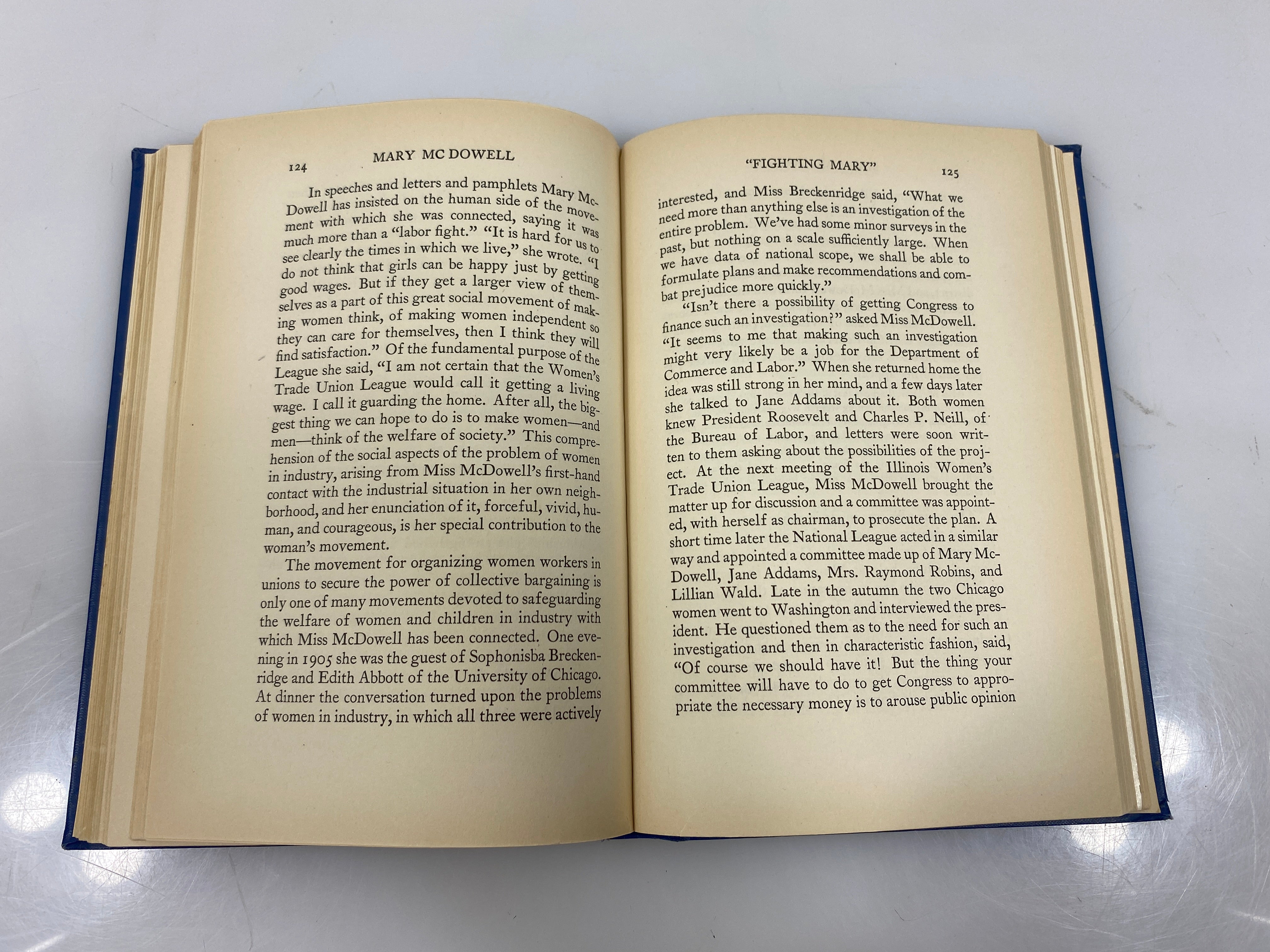 Mary McDowell Neighbor by Wilson Ex-library 1928 HC