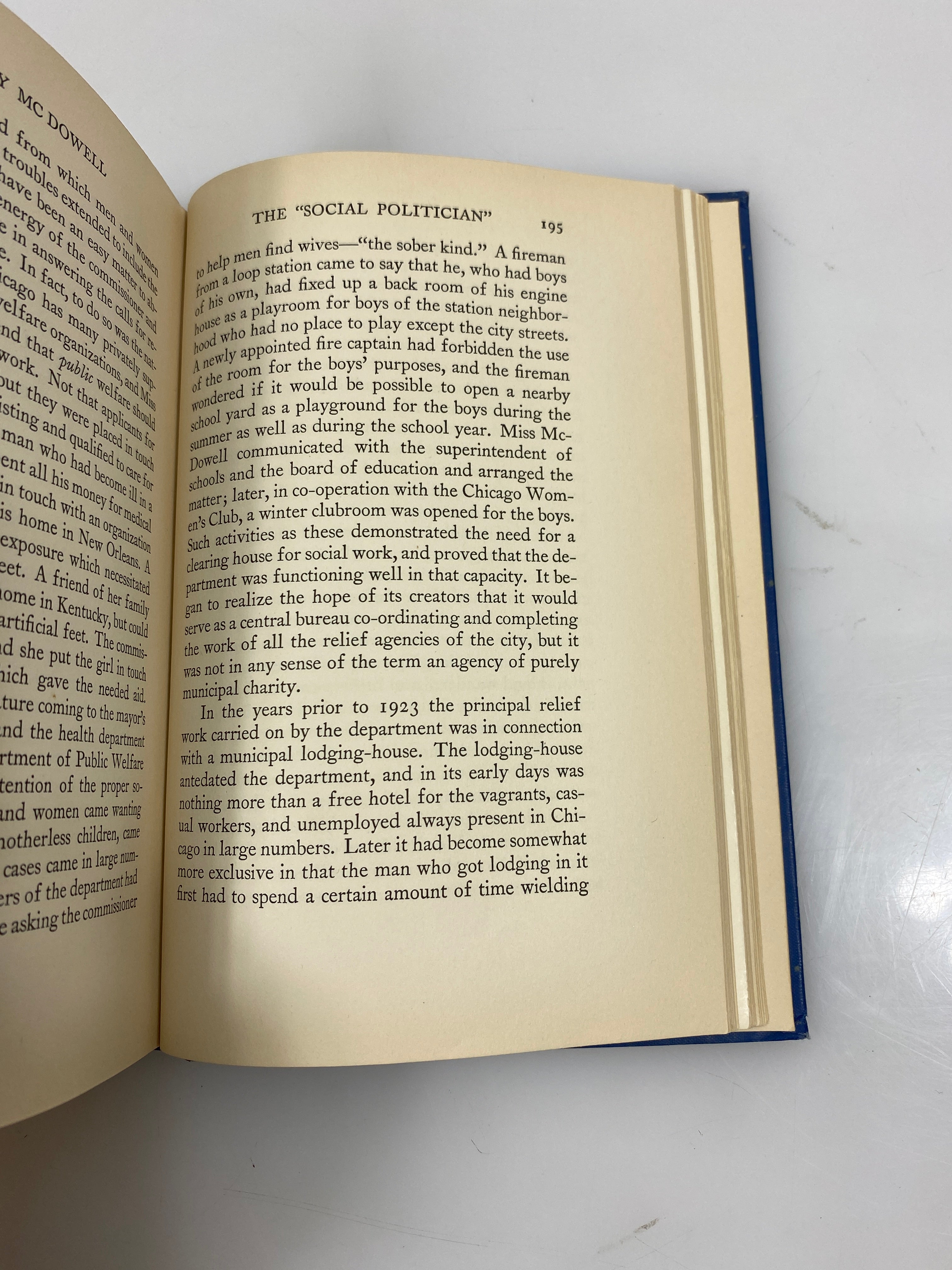 Mary McDowell Neighbor by Wilson Ex-library 1928 HC