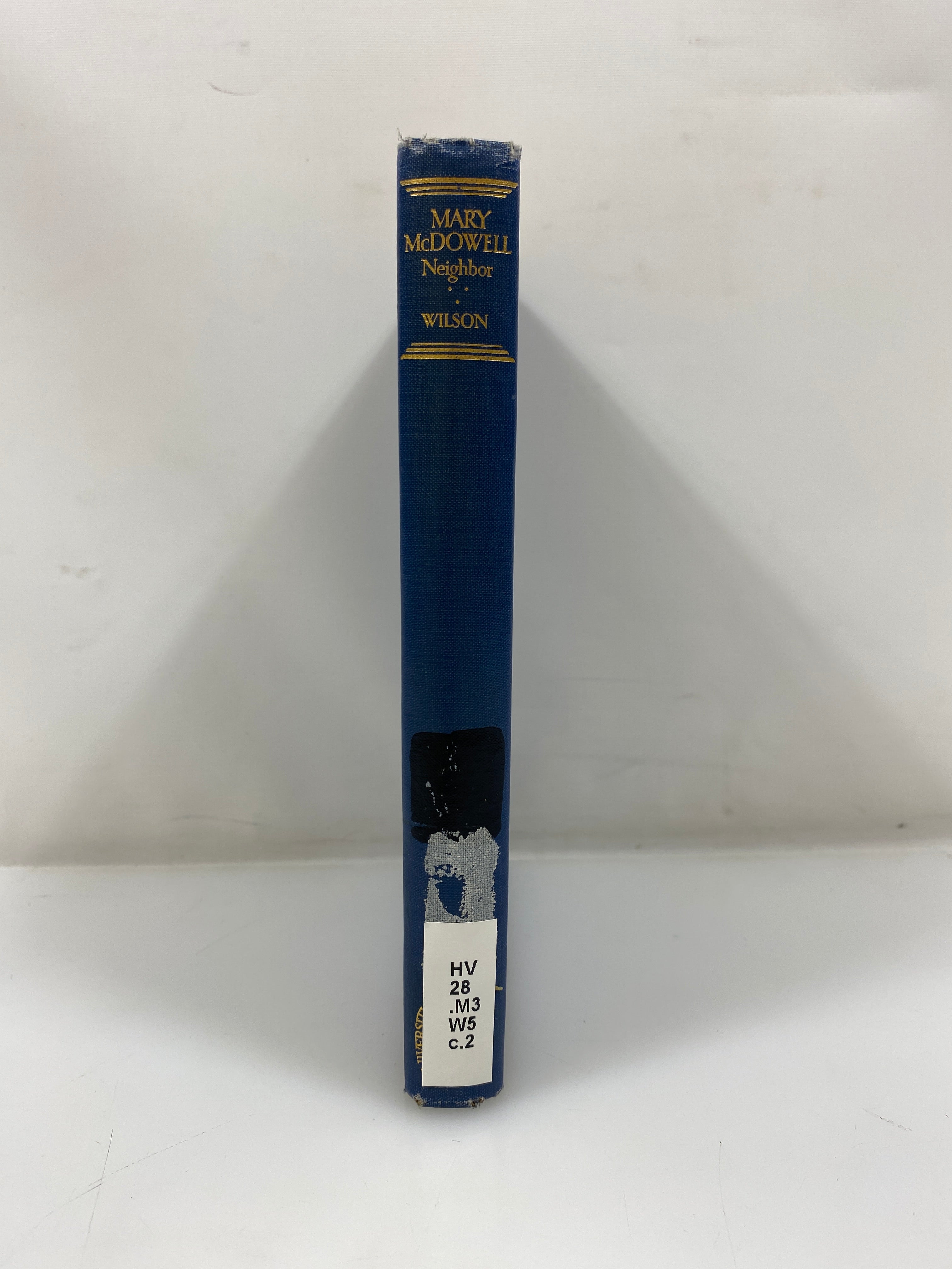 Mary McDowell Neighbor by Wilson Ex-library 1928 HC