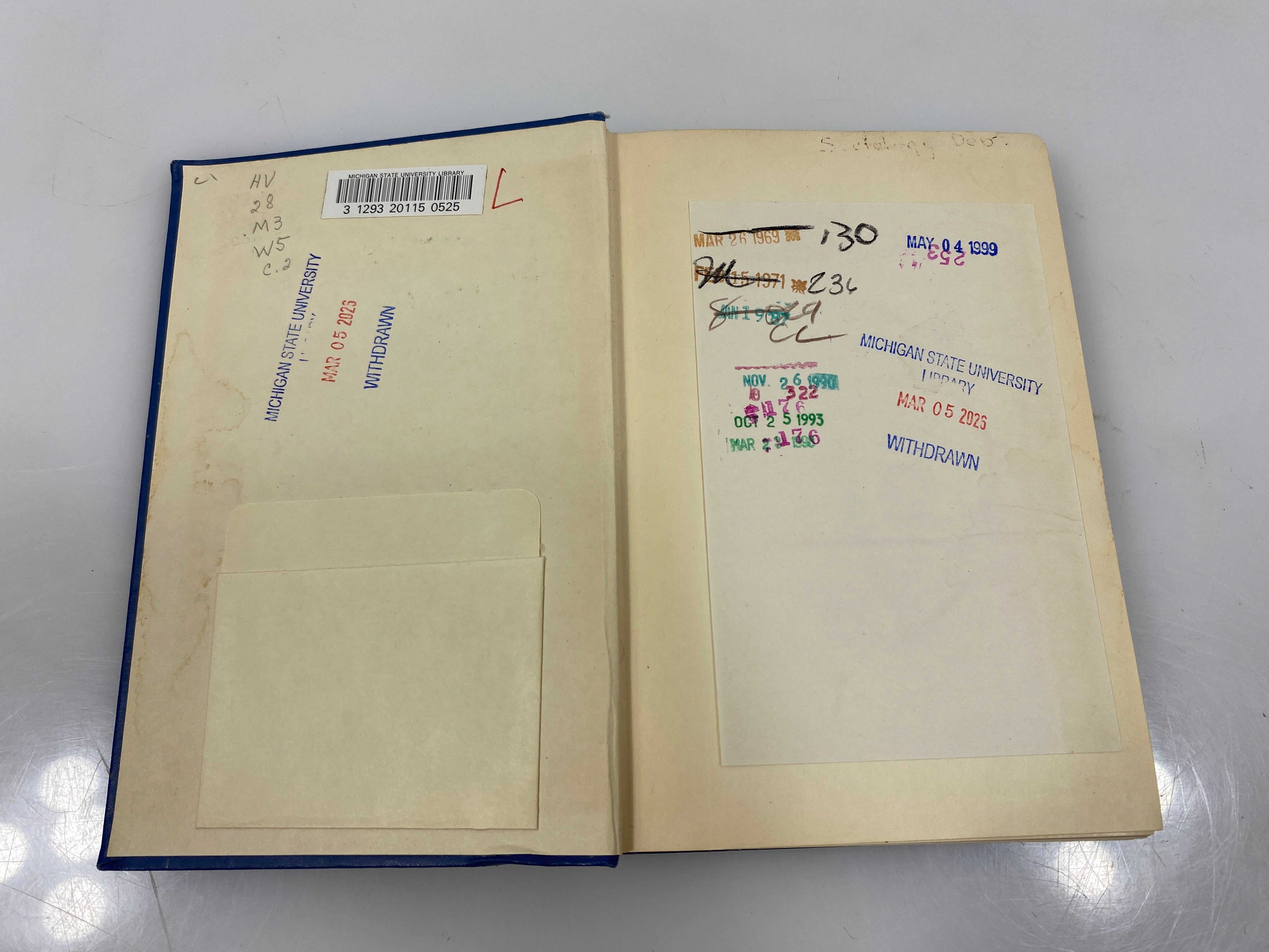 Mary McDowell Neighbor by Wilson Ex-library 1928 HC