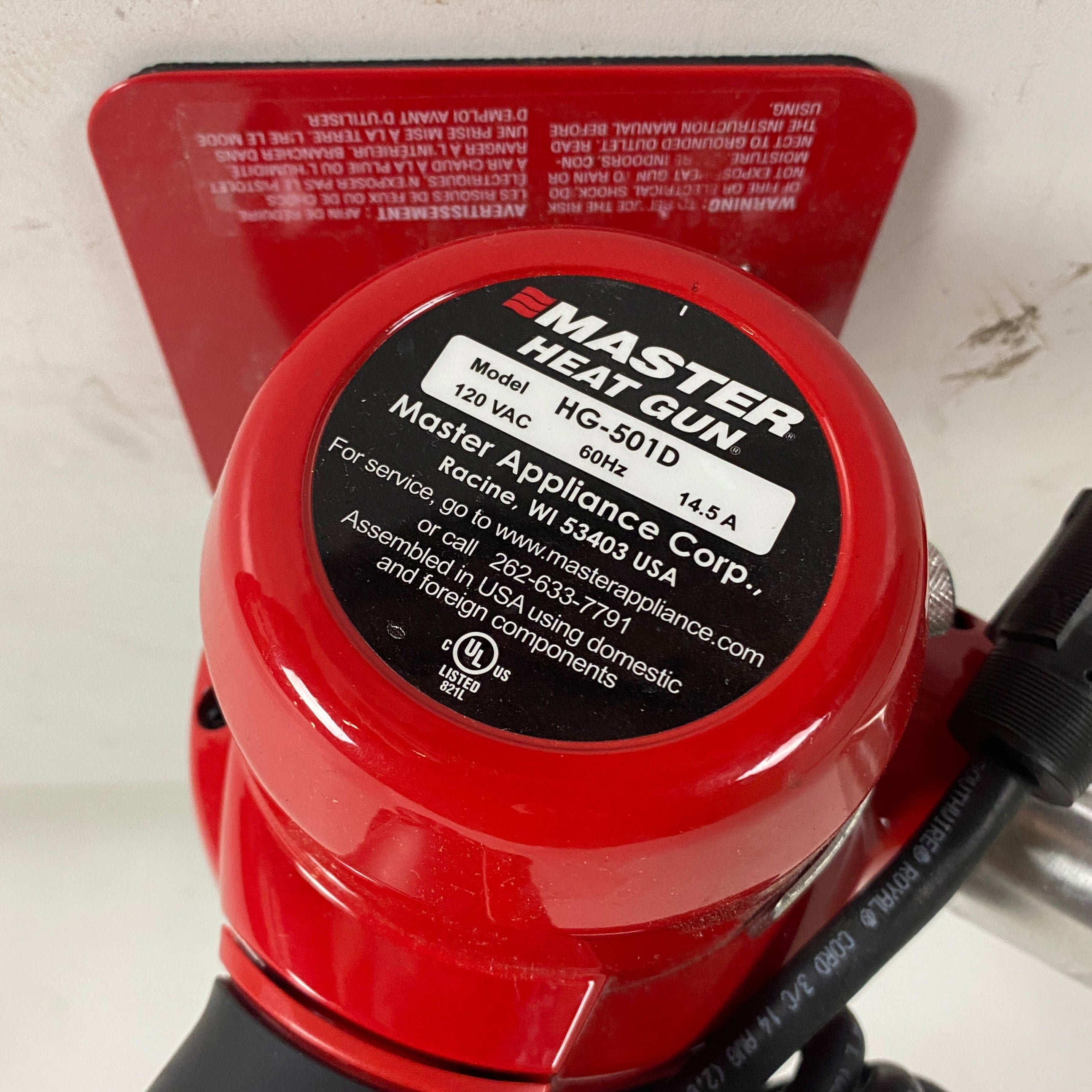 Master Heat Gun #HG-501D 120 Volt Heat Gun