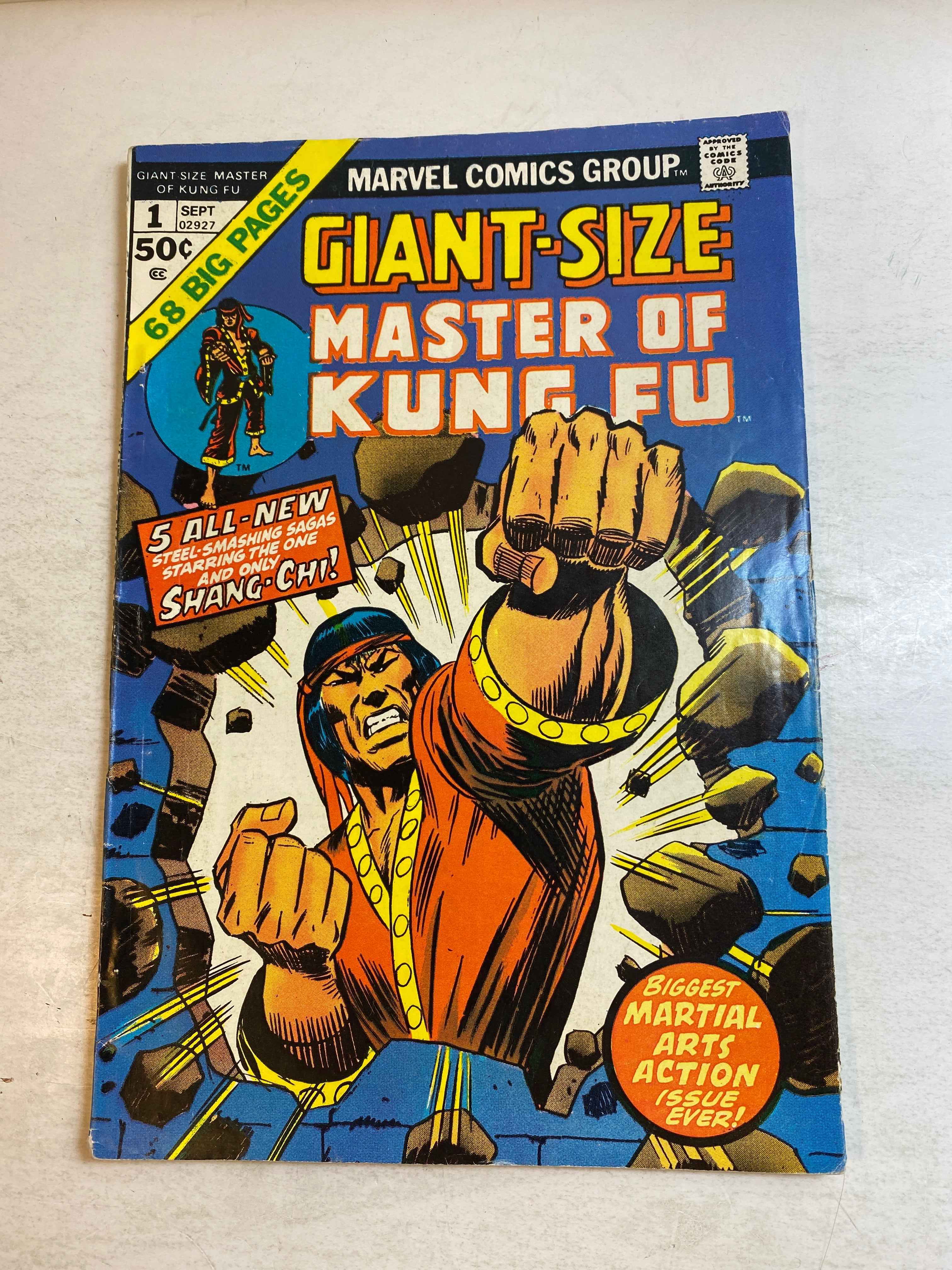 Master of Kung Fu Giant Size #1 Marvel 1974