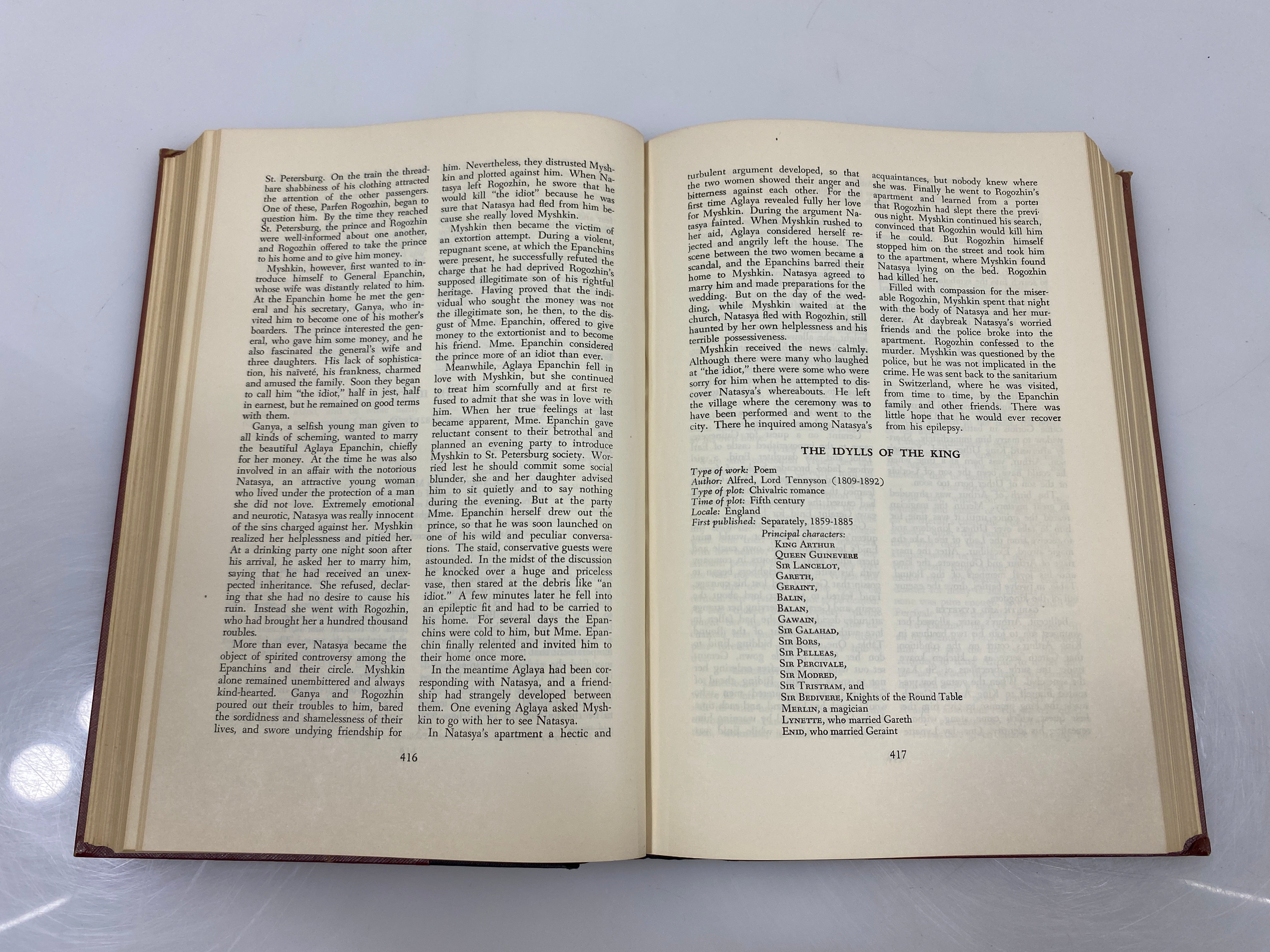 Masterpieces of World Literature in Digest Form Magill 1952 HC