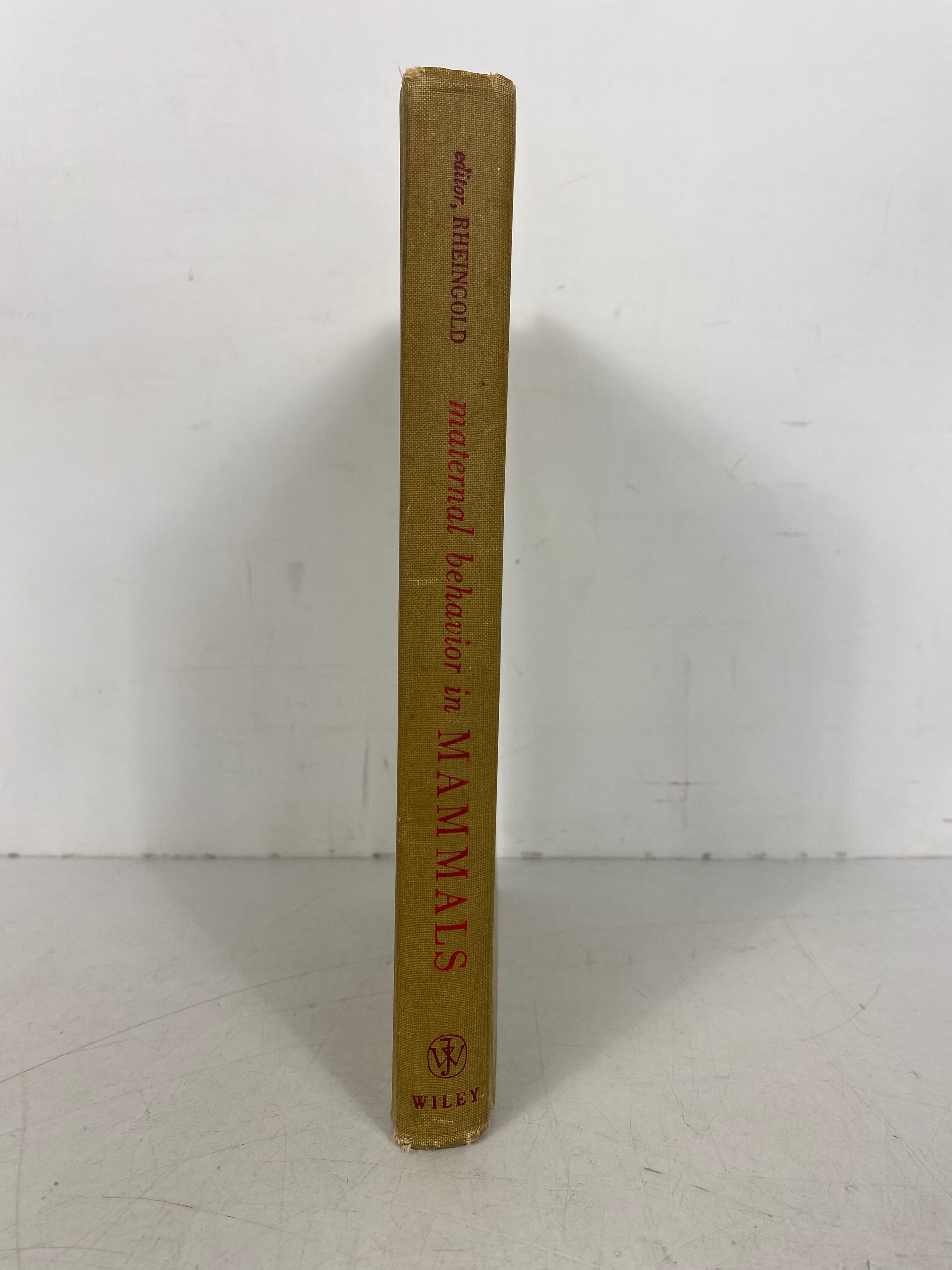 Maternal Behavior in Mammals Harriet Rheingold 1963 Vintage HC Text