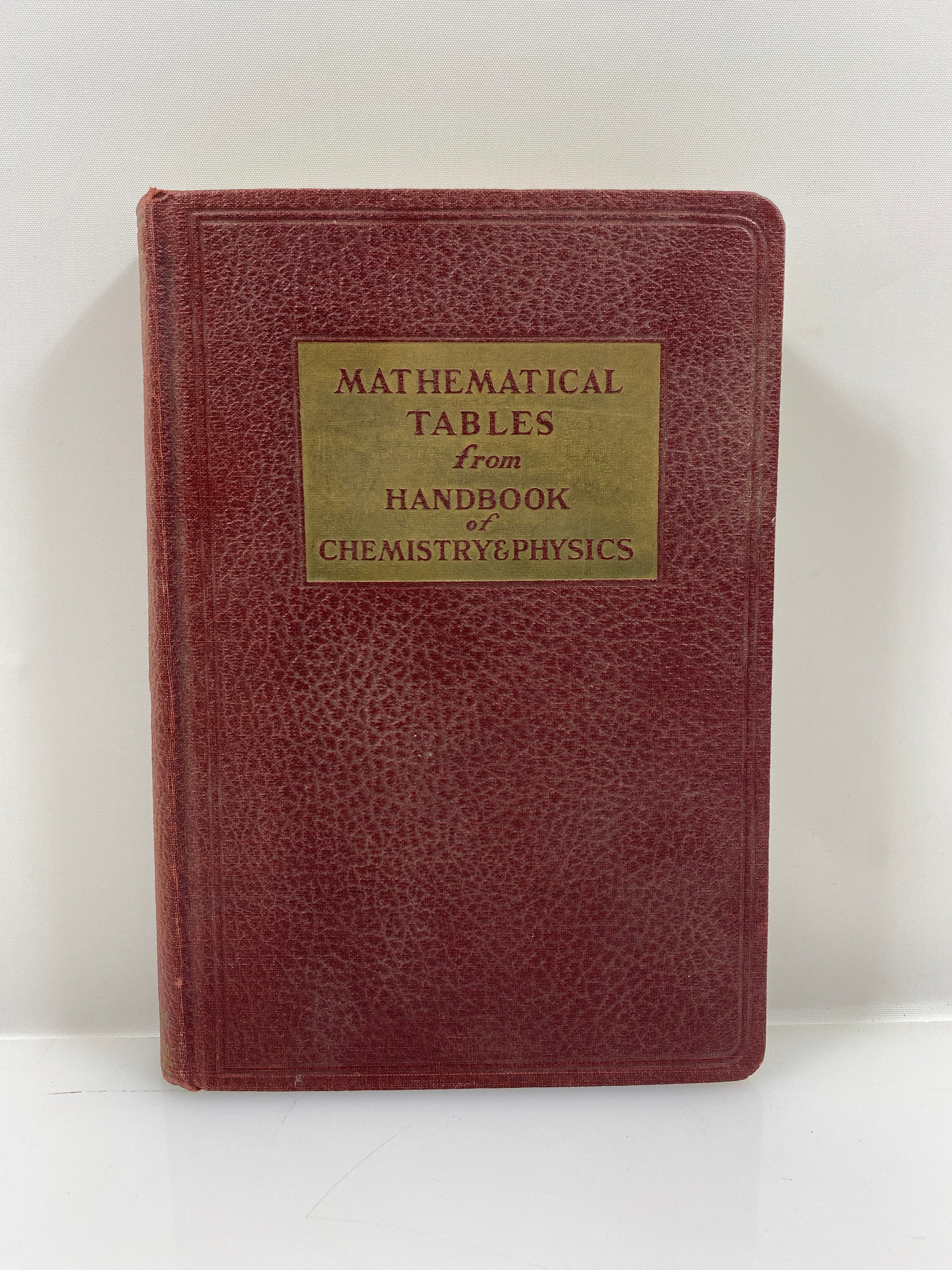 Mathematical Tables by Hodgman 8th Ed. 1946 HC