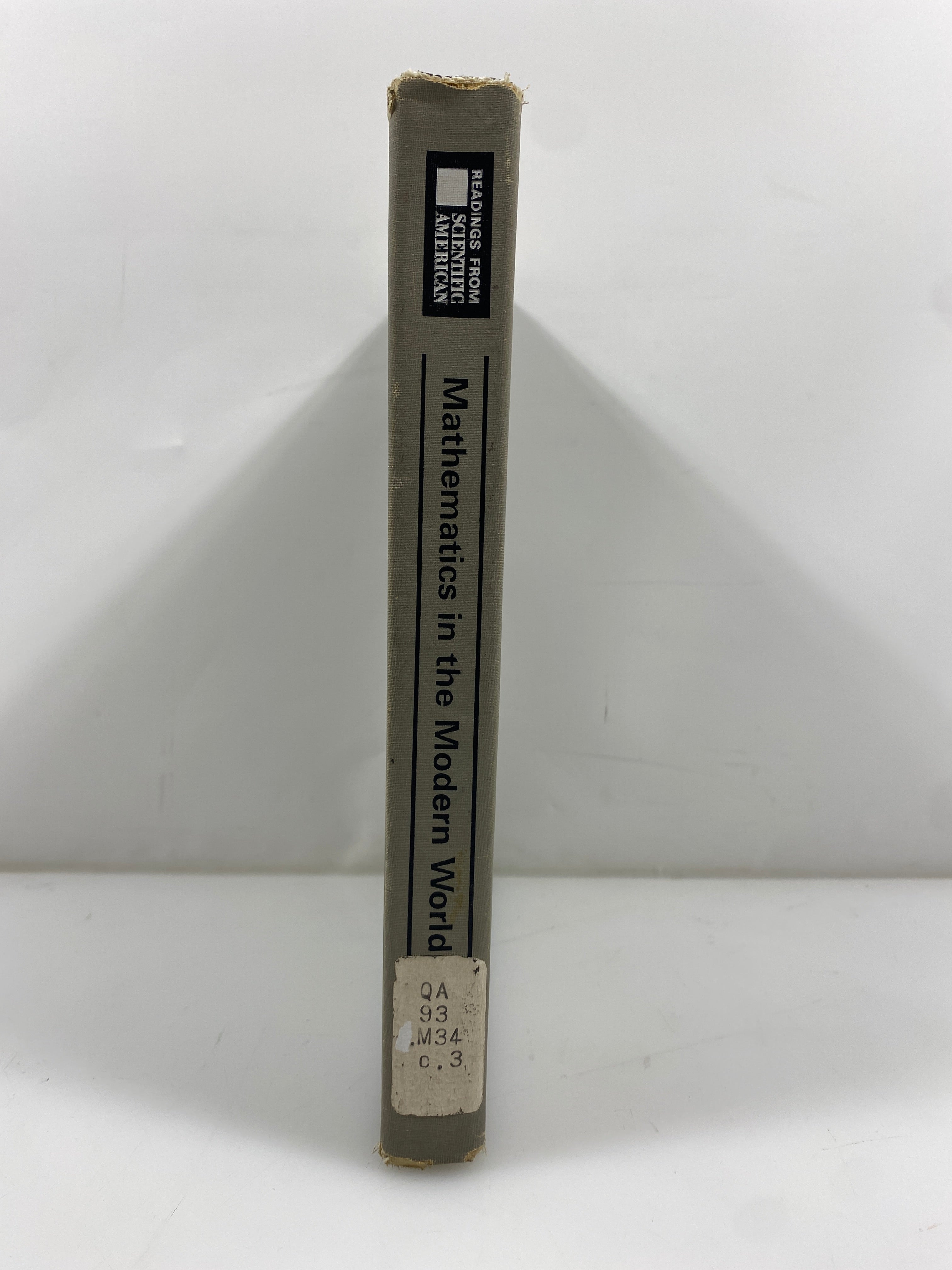 Mathematics in the Modern World Scientific American 1968 Ex-Library HC
