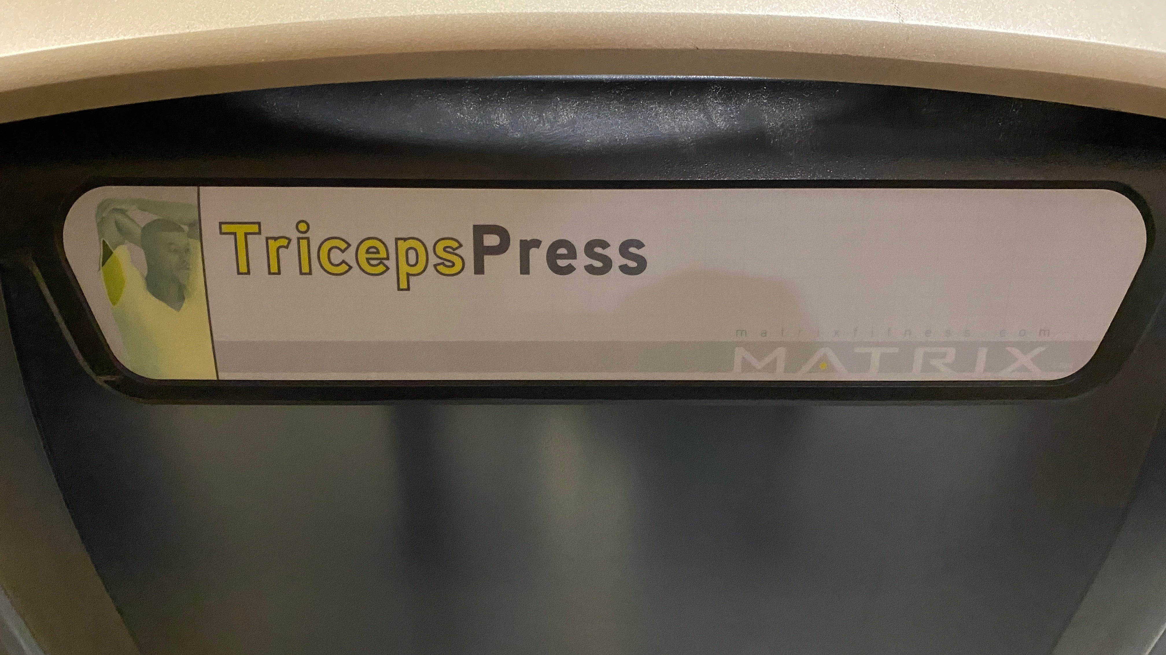 Matrix #G7-S42 Tricep Press Machine