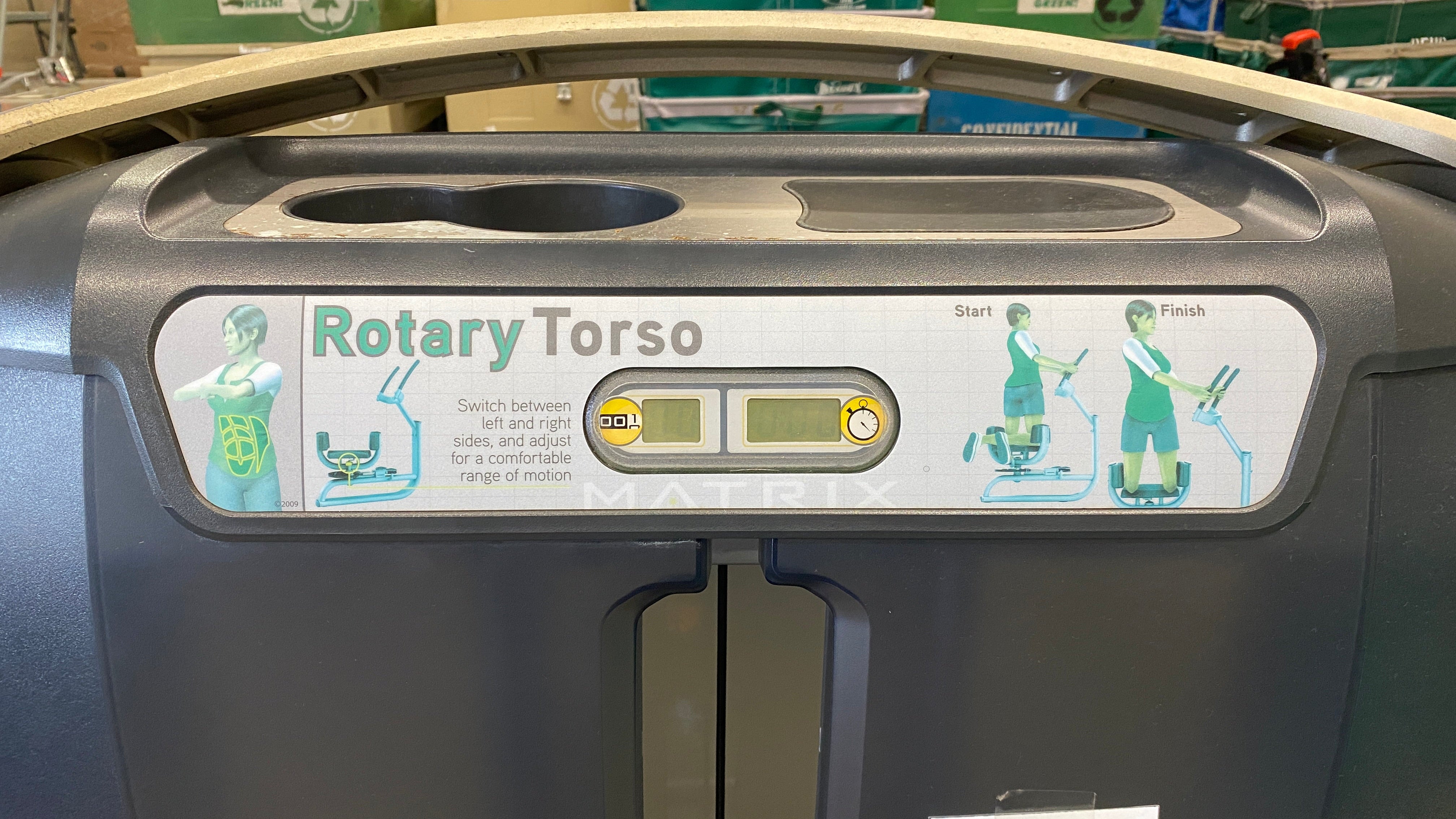 Matrix #G7-S55 Rotary Torso Machine