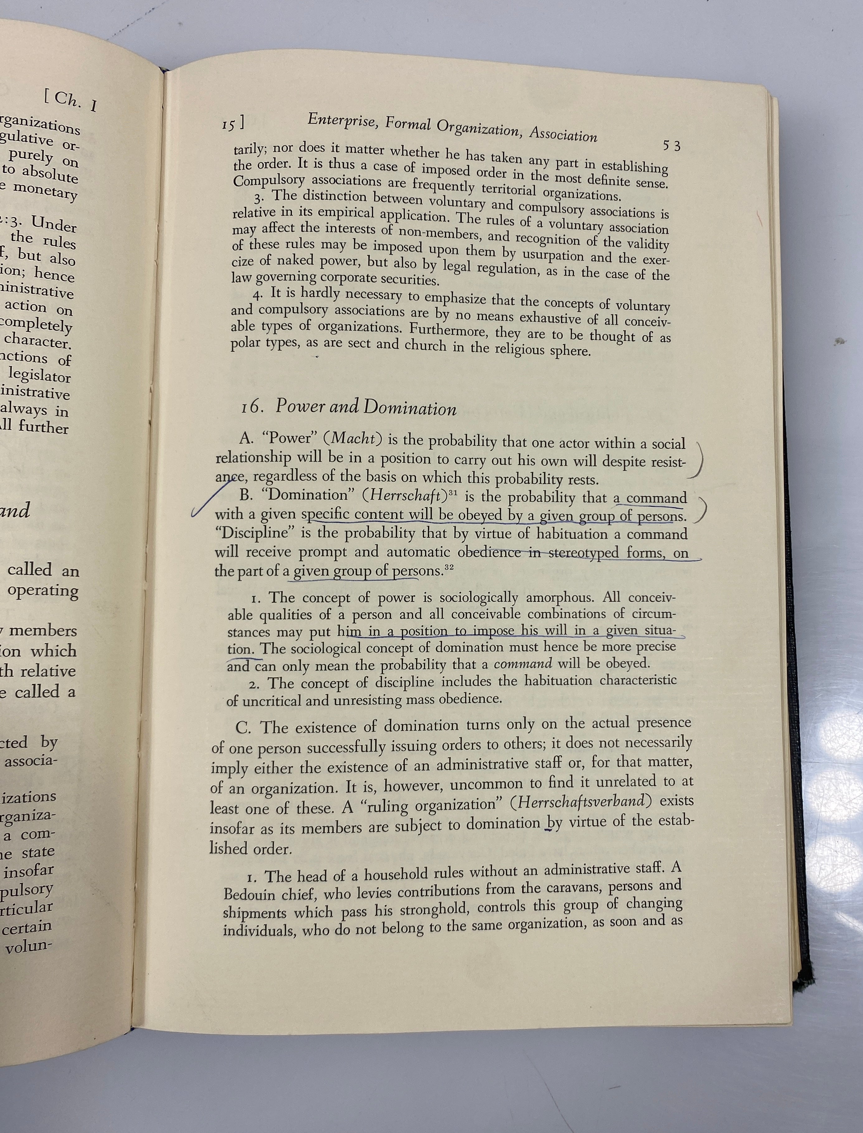 Max Weber Economy and Society Roth/Wittich Bedminster Press 1968 Ex-Library HC