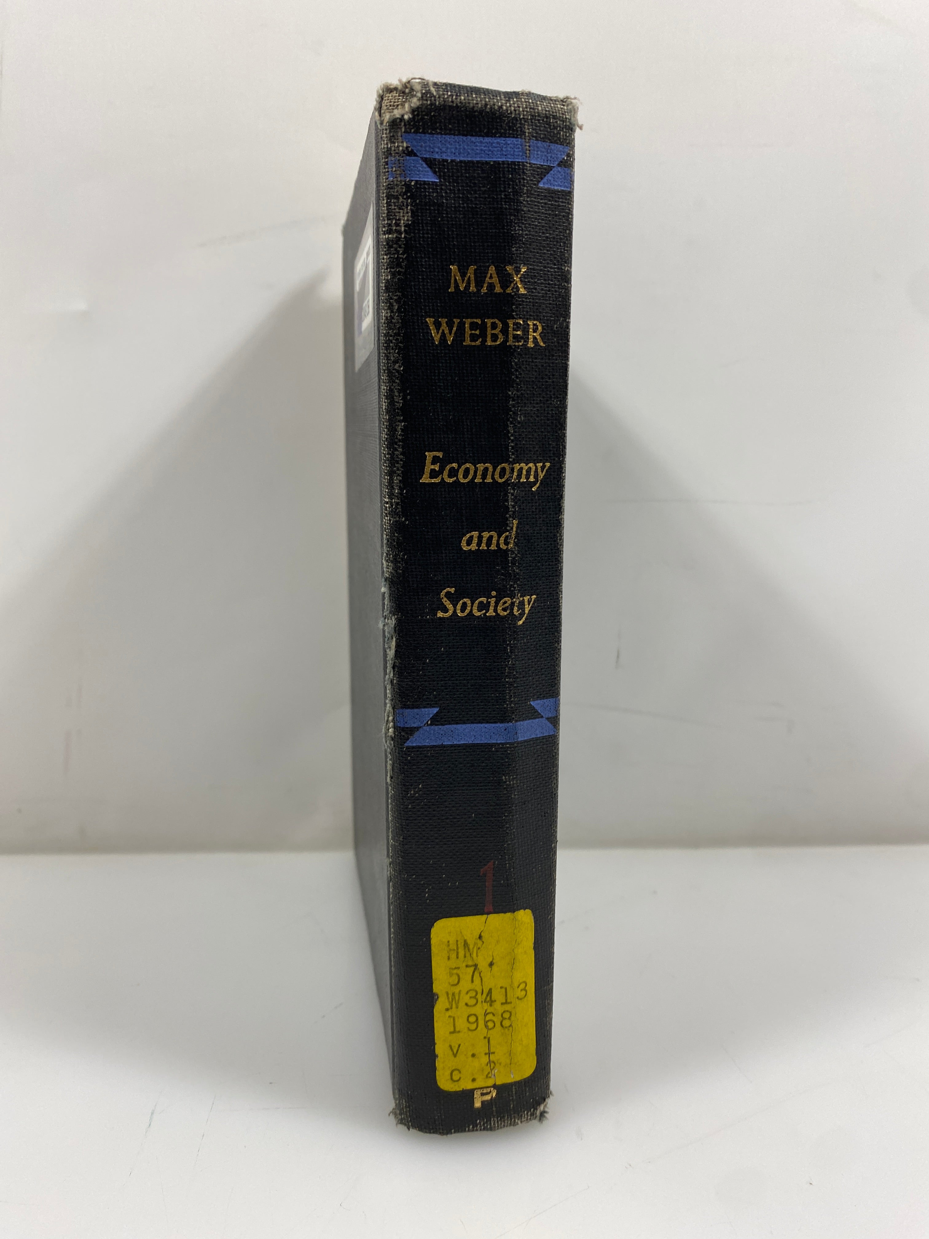 Max Weber Economy and Society Roth/Wittich Bedminster Press 1968 Ex-Library HC
