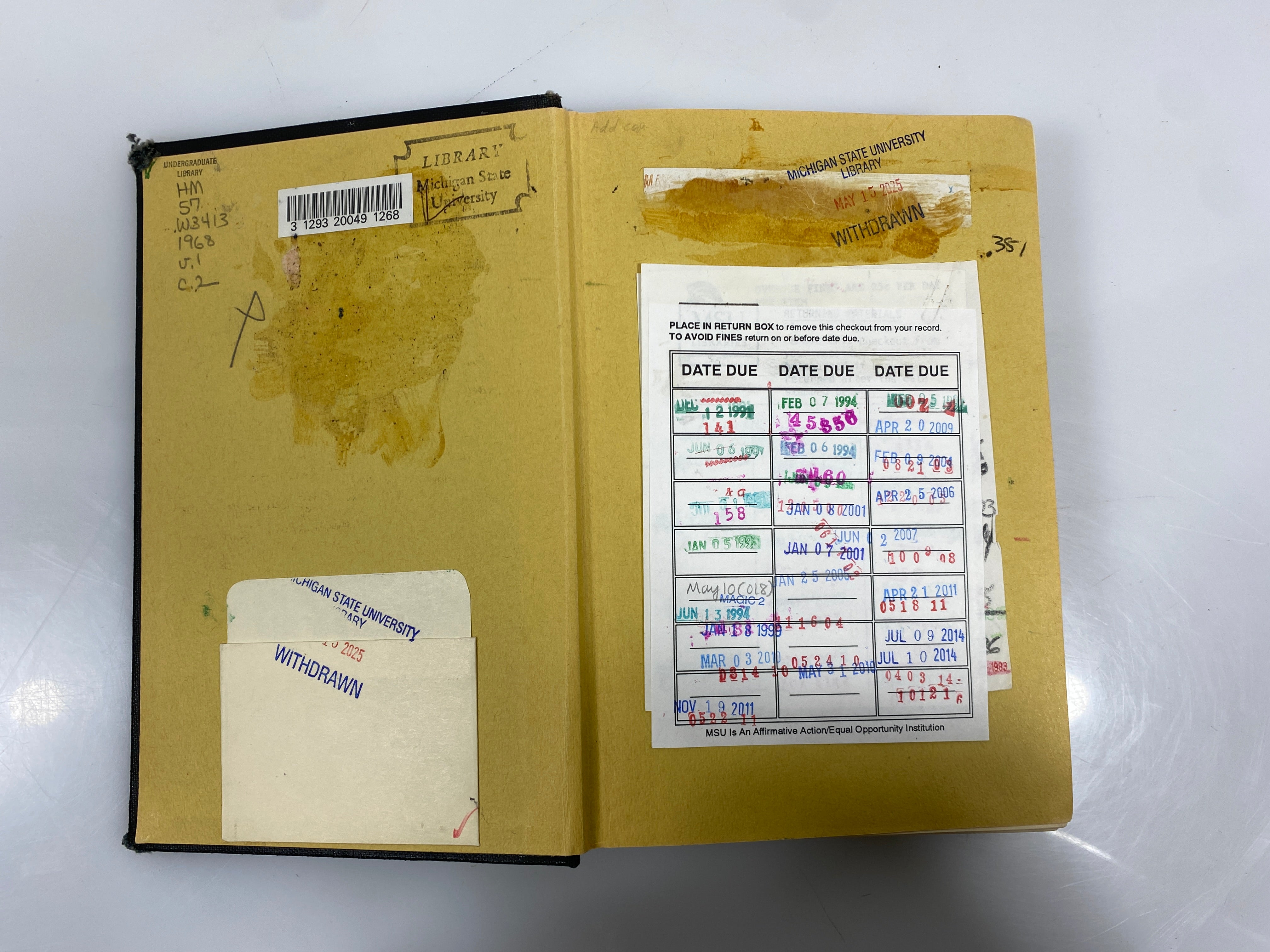 Max Weber Economy and Society Roth/Wittich Bedminster Press 1968 Ex-Library HC