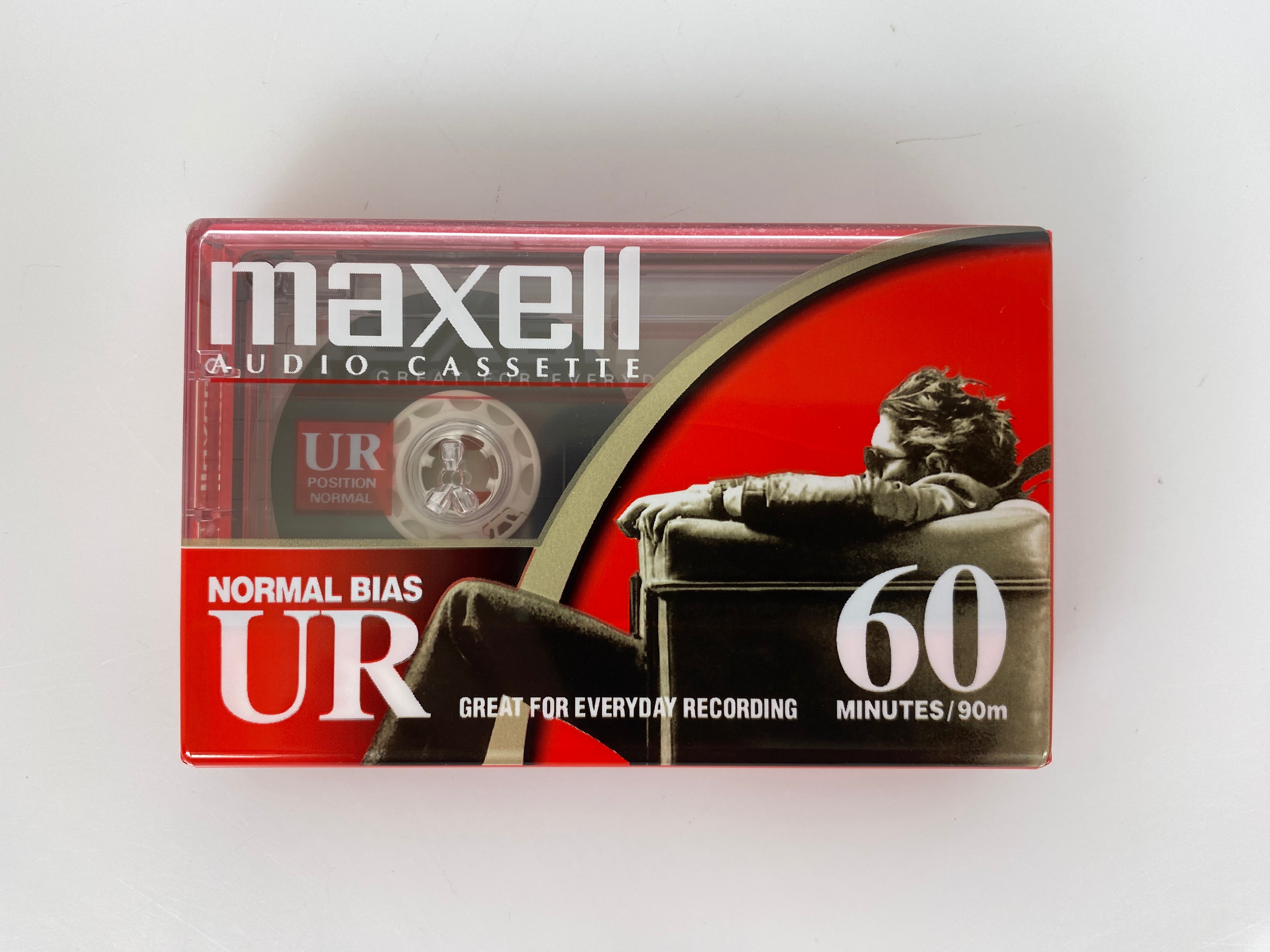 Maxell UR60 60 Minute Audio Cassette Tape *New*