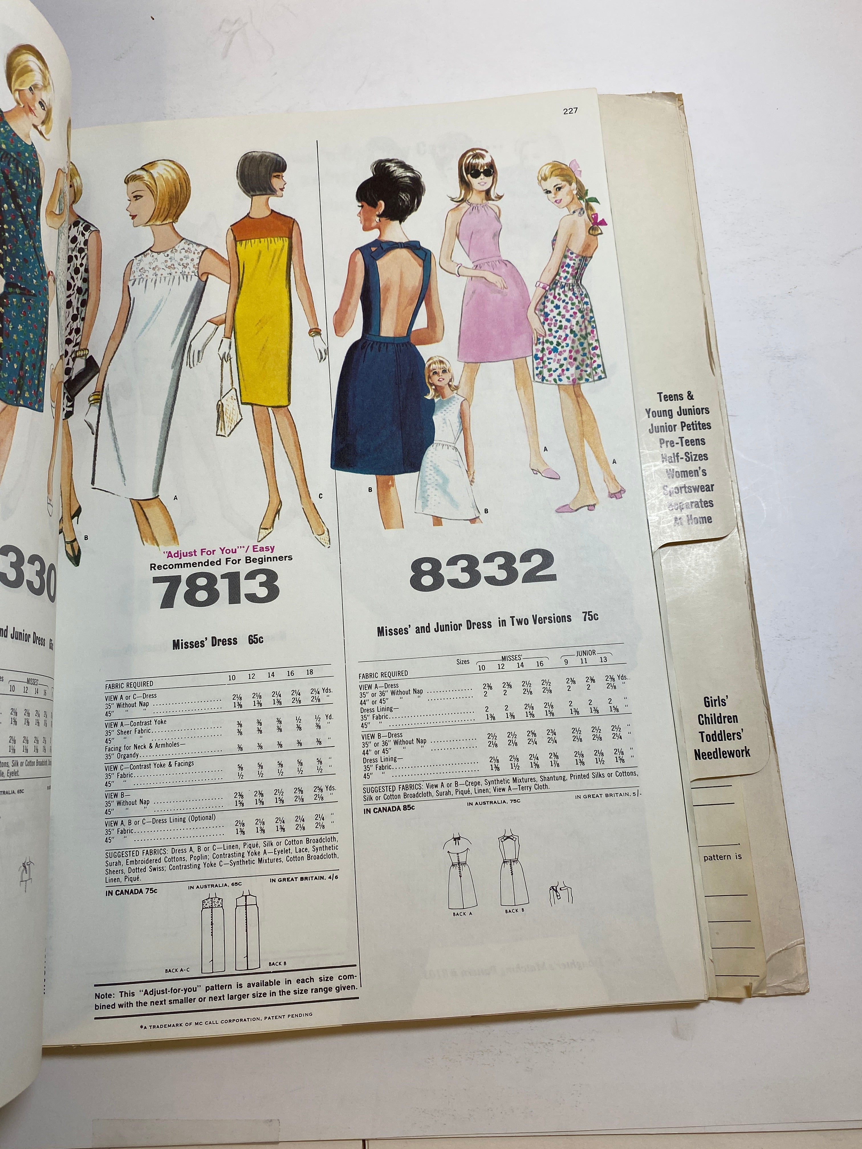 McCall's Fall 1966 School Counter Catalog Book