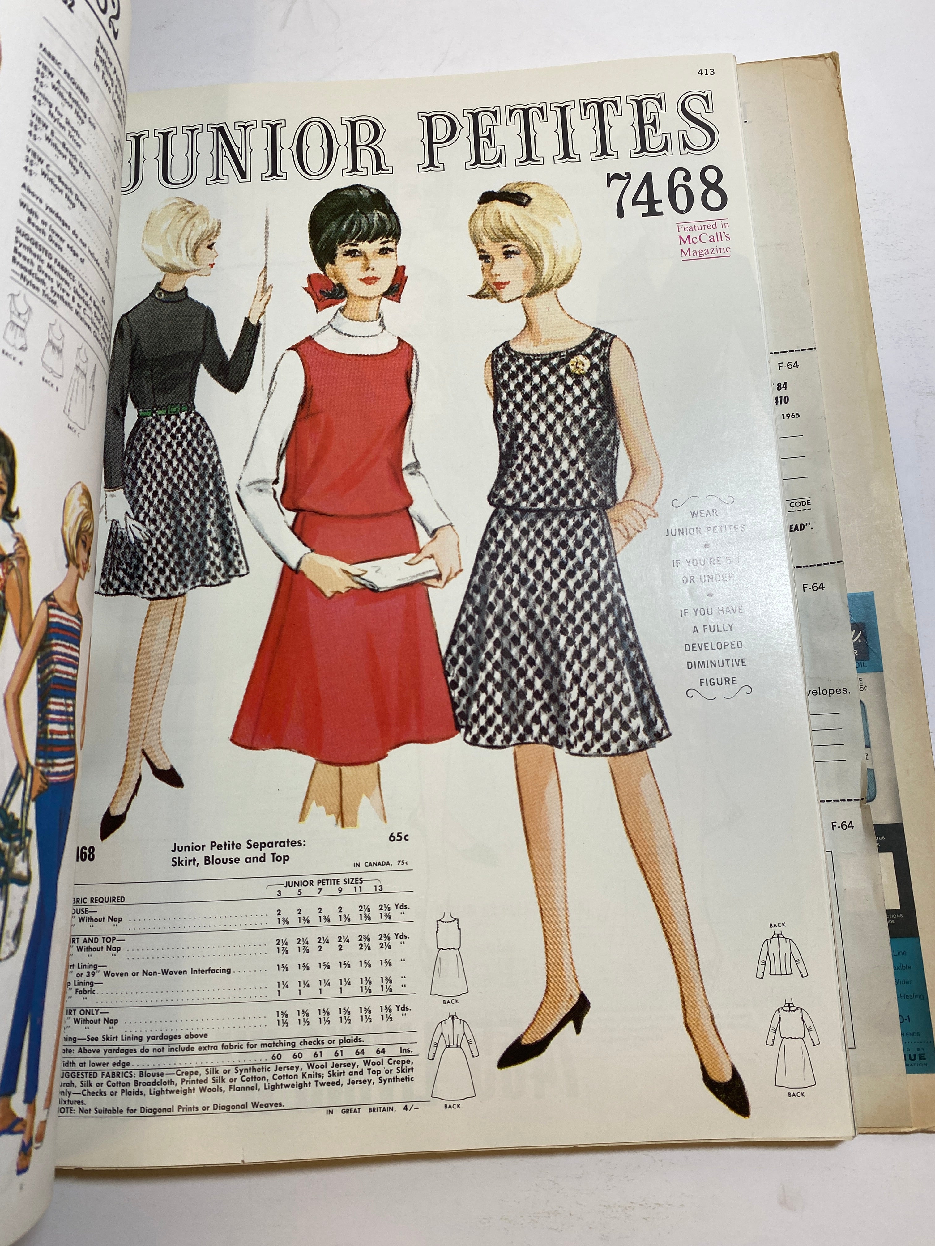 McCall's October 1964 Counter Catalog Book