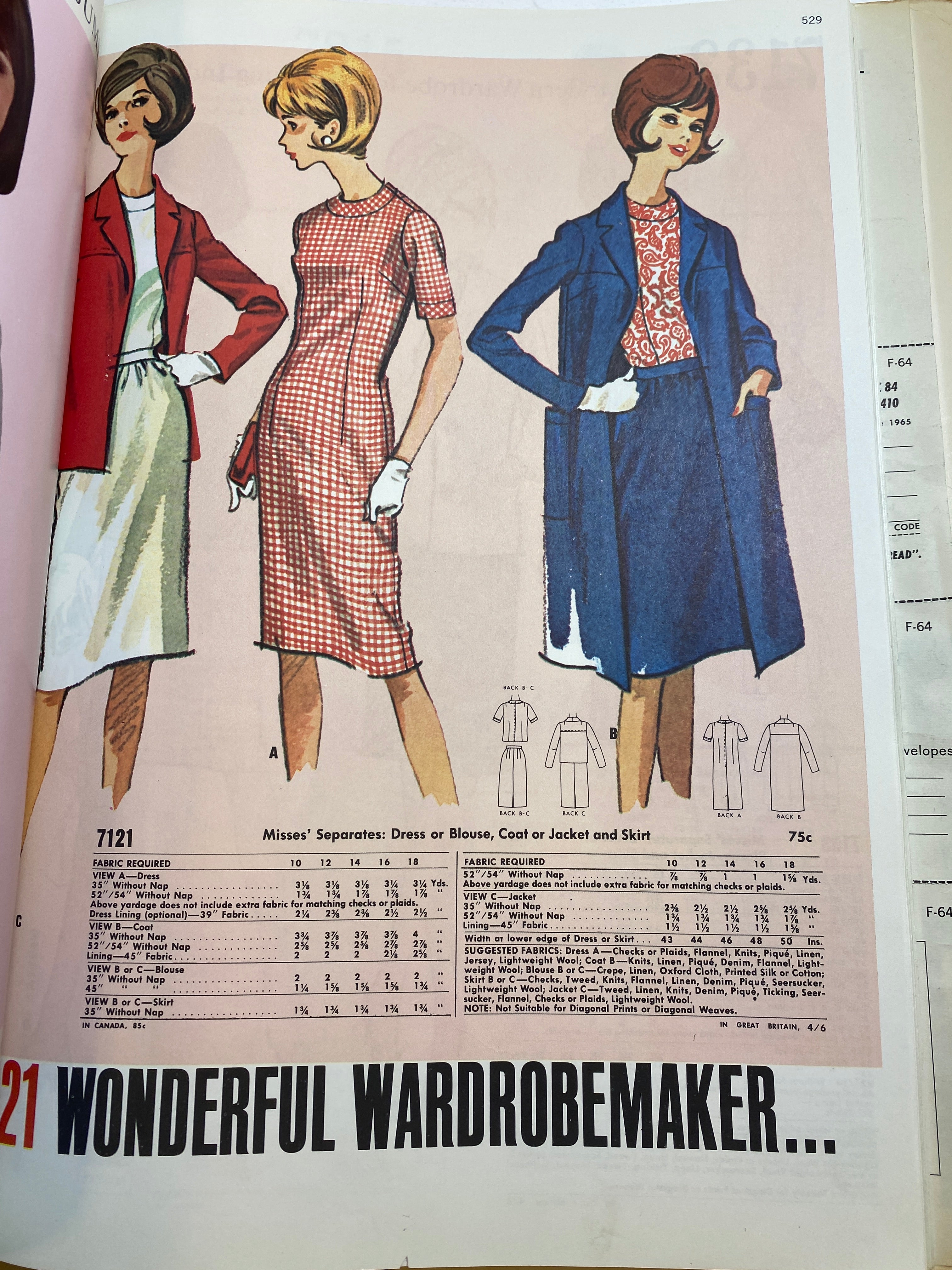 McCall's October 1964 Counter Catalog Book