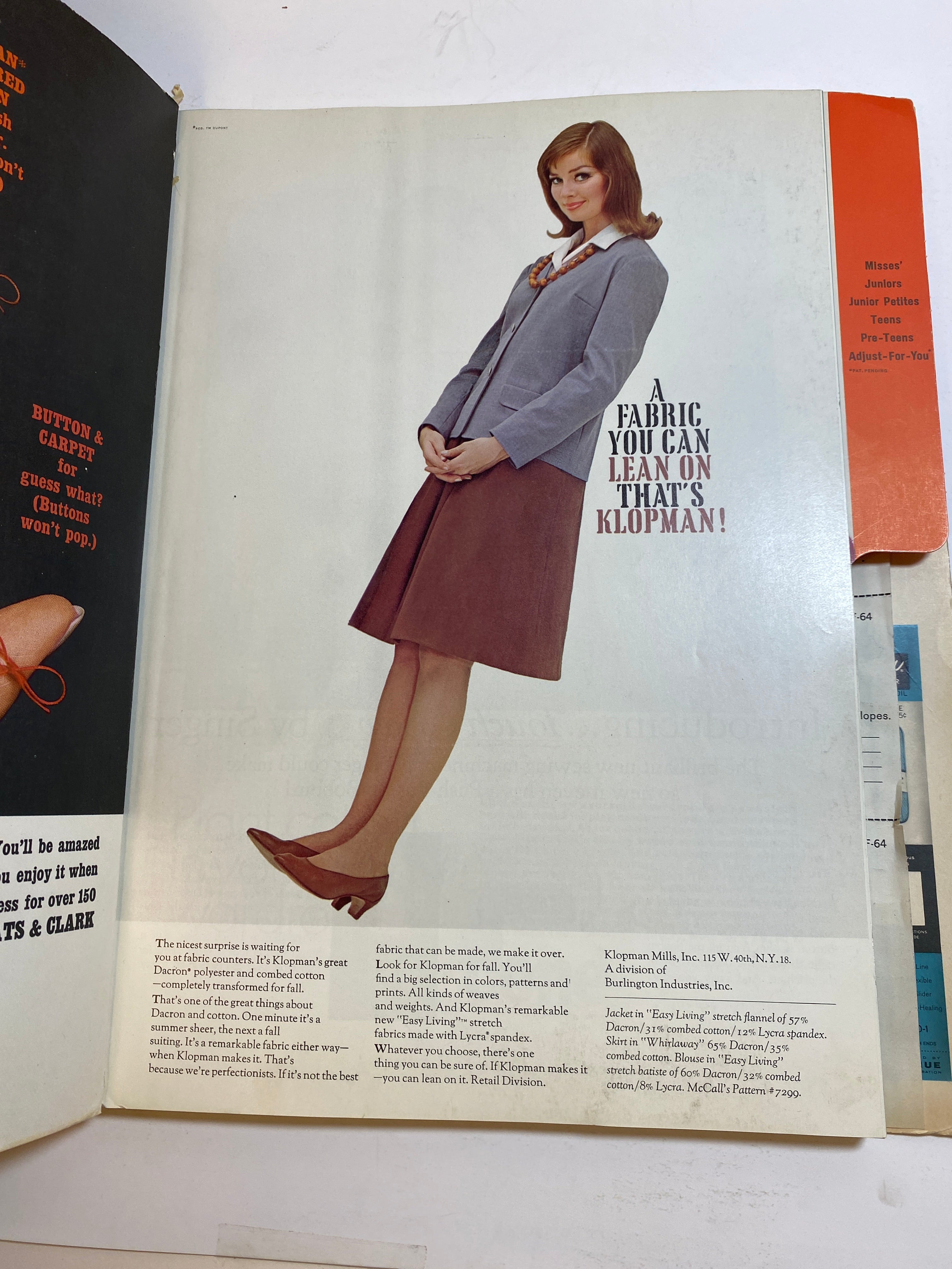 McCall's October 1964 Counter Catalog Book