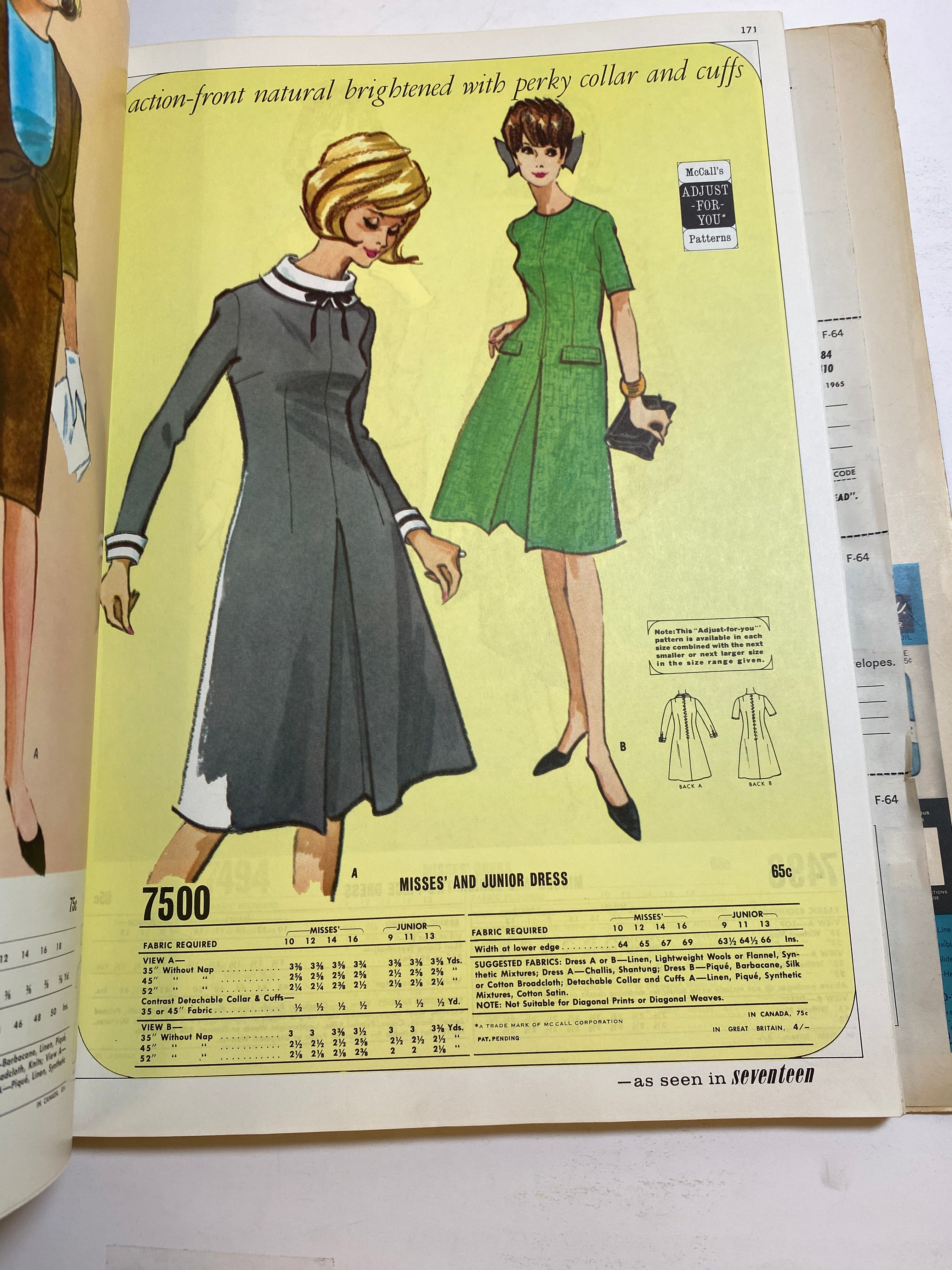McCall's October 1964 Counter Catalog Book