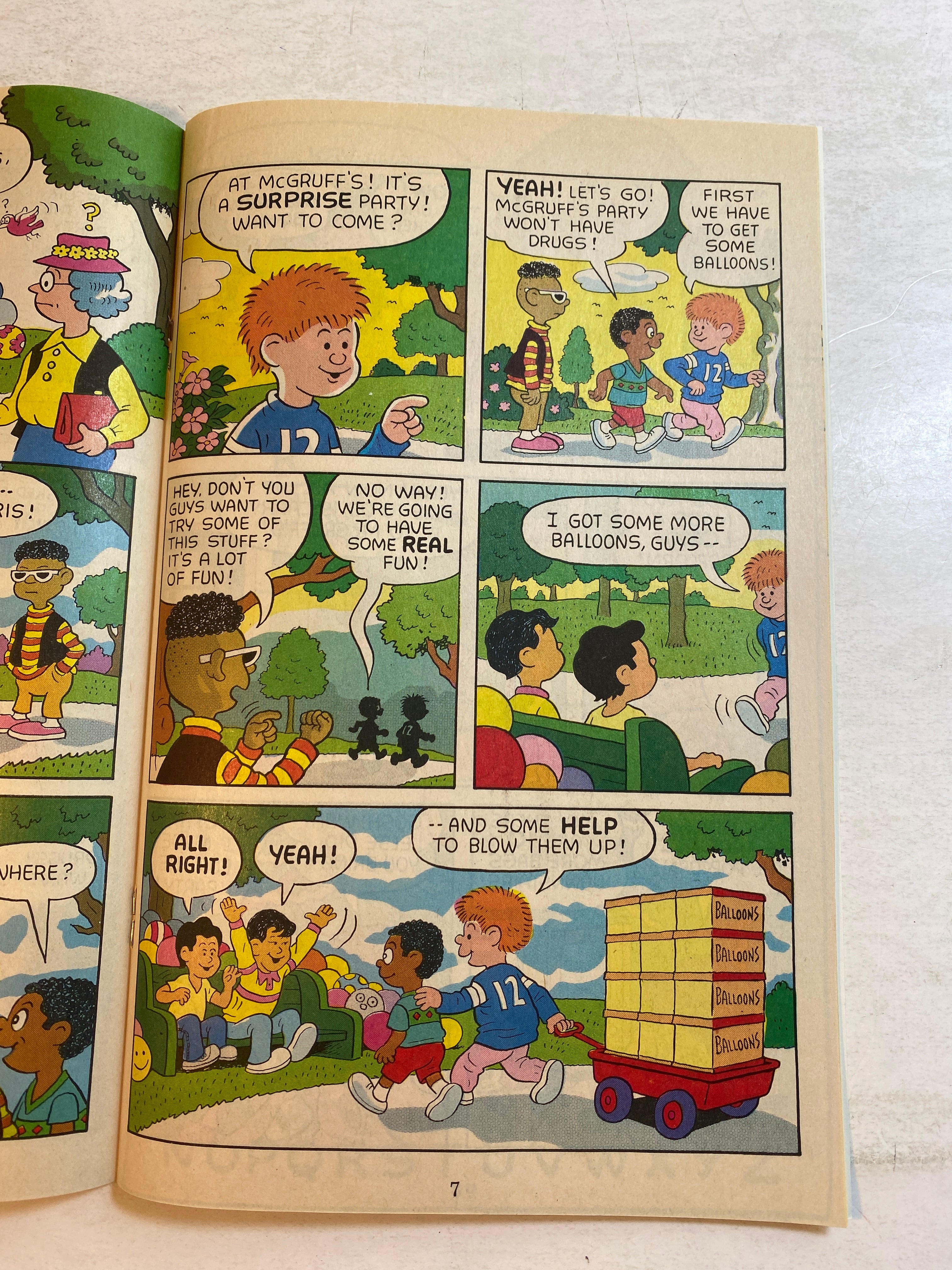 McGruff's Surprise Party Comic 1989