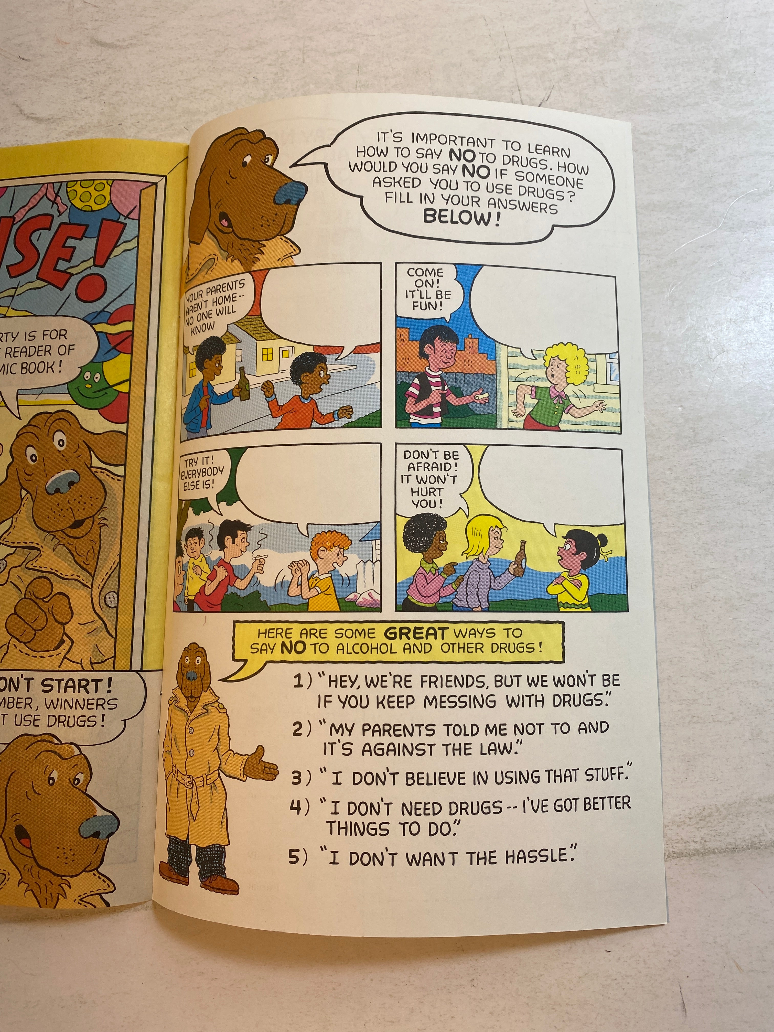 McGruff's Surprise Party Comic 1989