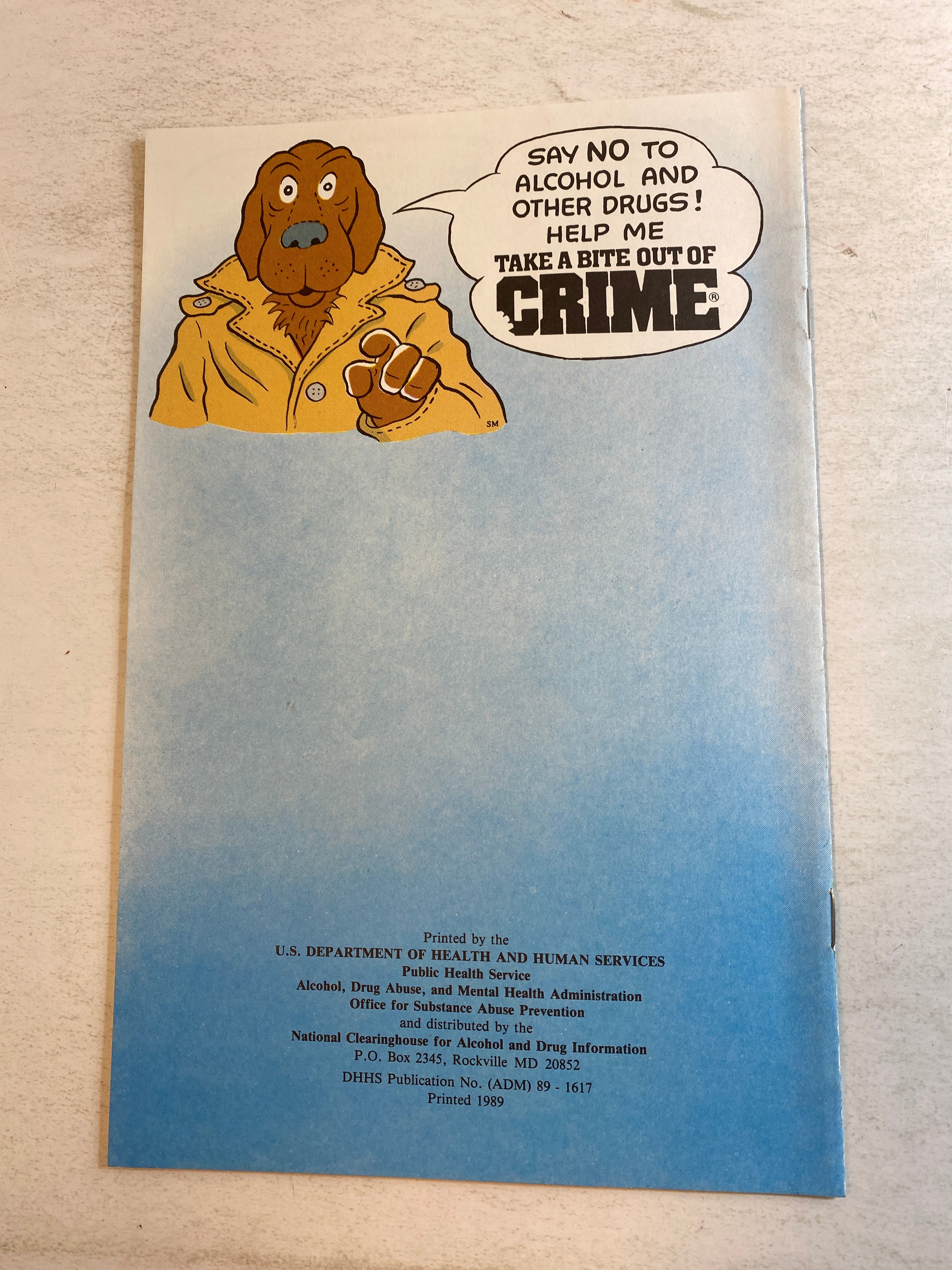 McGruff's Surprise Party Comic 1989