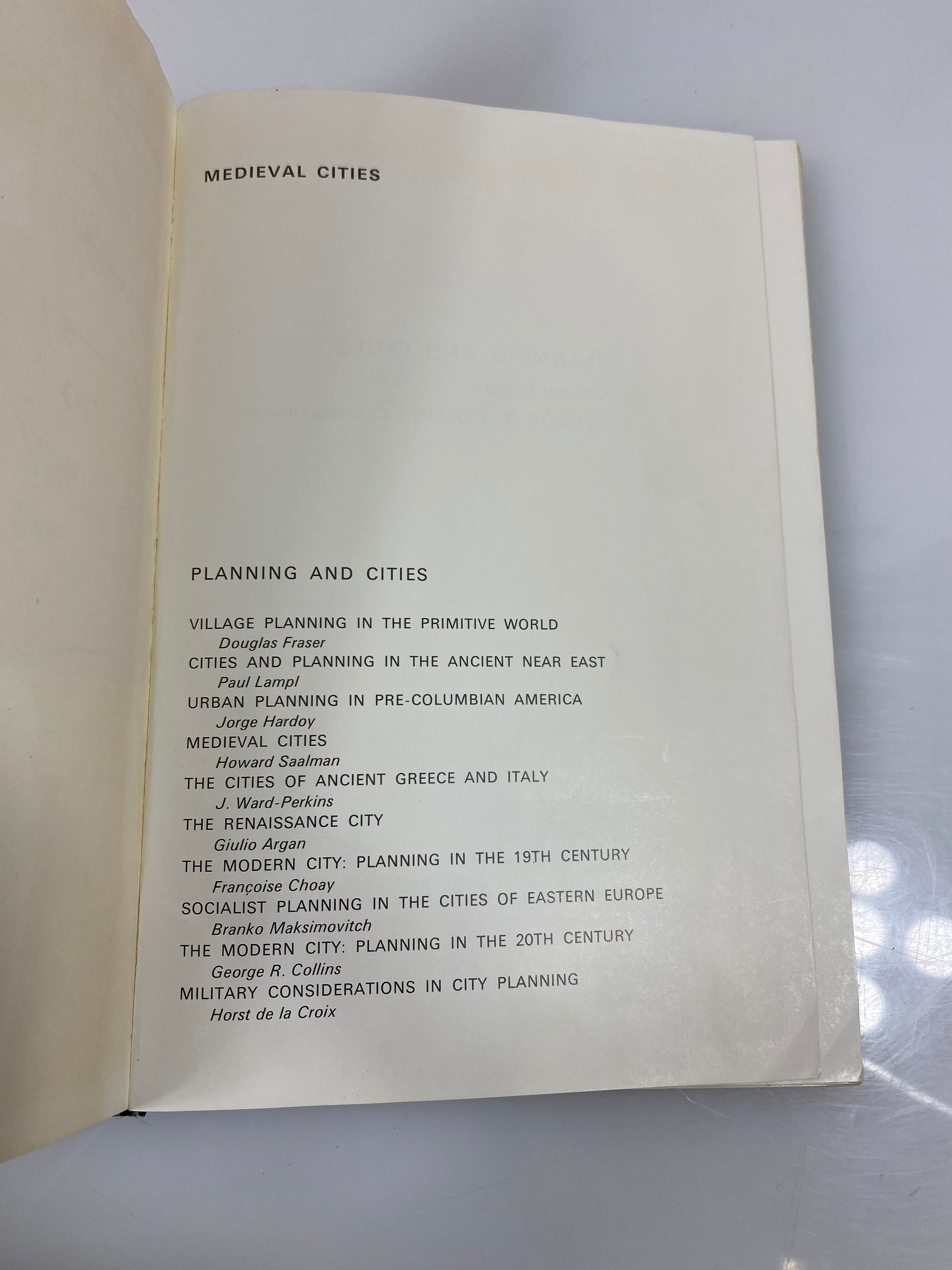 Medieval Cities by Howard Saalman Ex-library 1968 HC