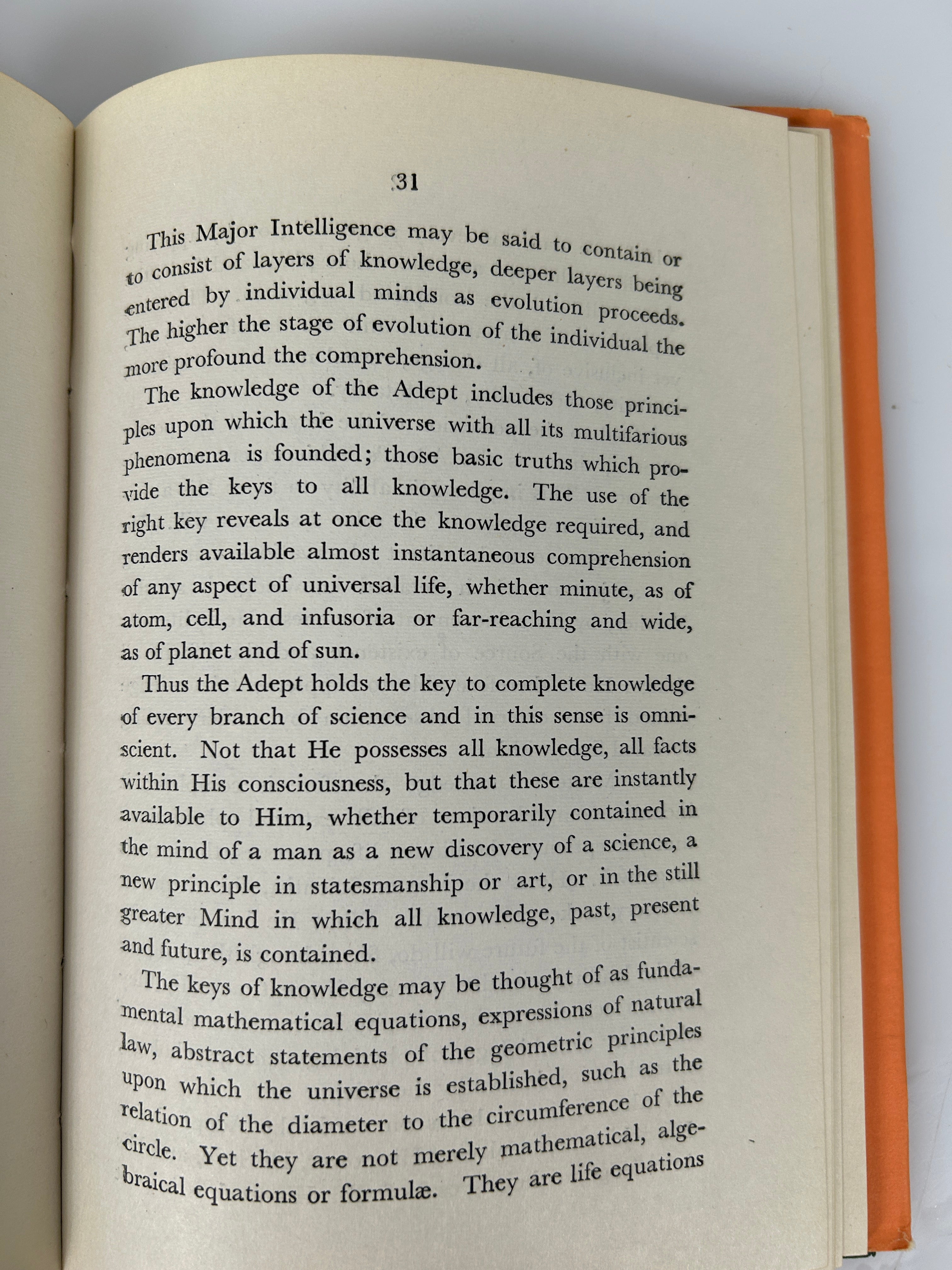 Meditations on the Occult Life, by Geoffrey Hodson 5th Edition 1973 HCDJ