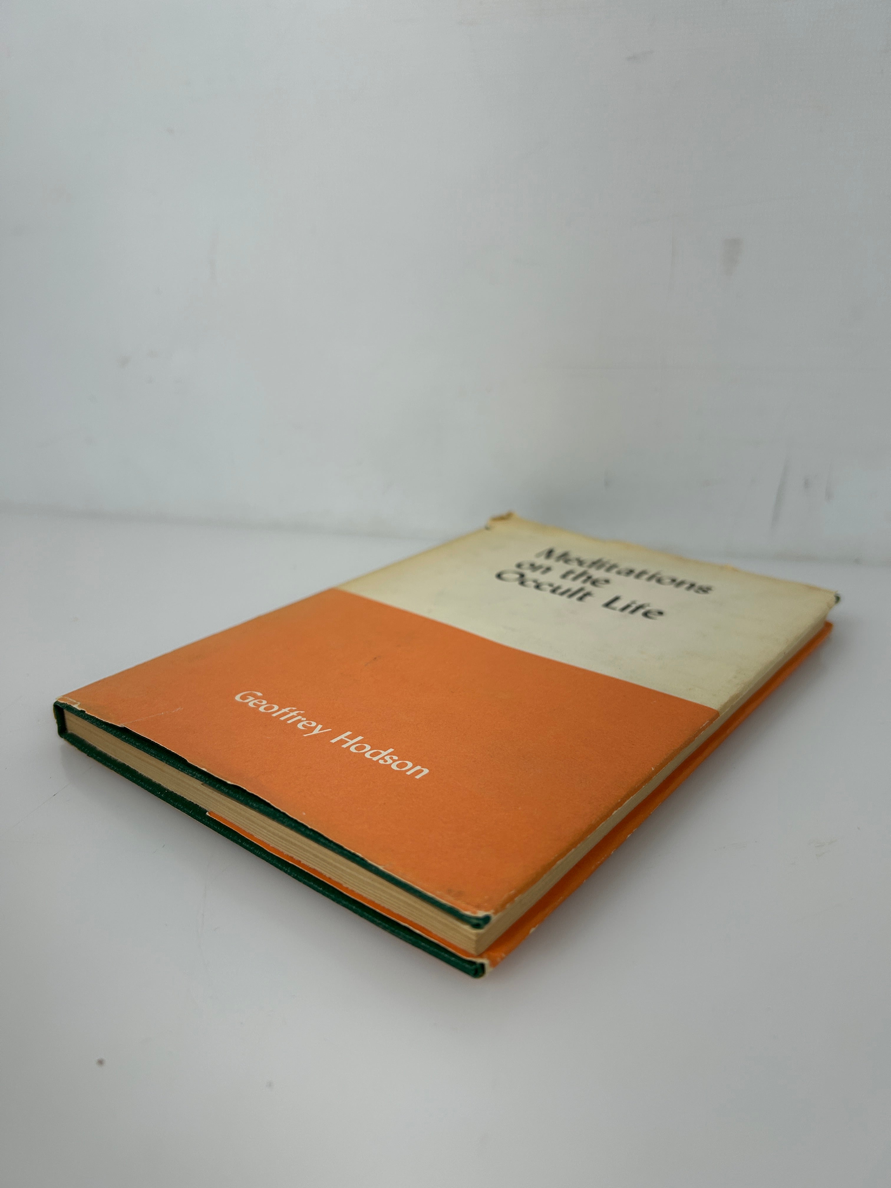 Meditations on the Occult Life, by Geoffrey Hodson 5th Edition 1973 HCDJ