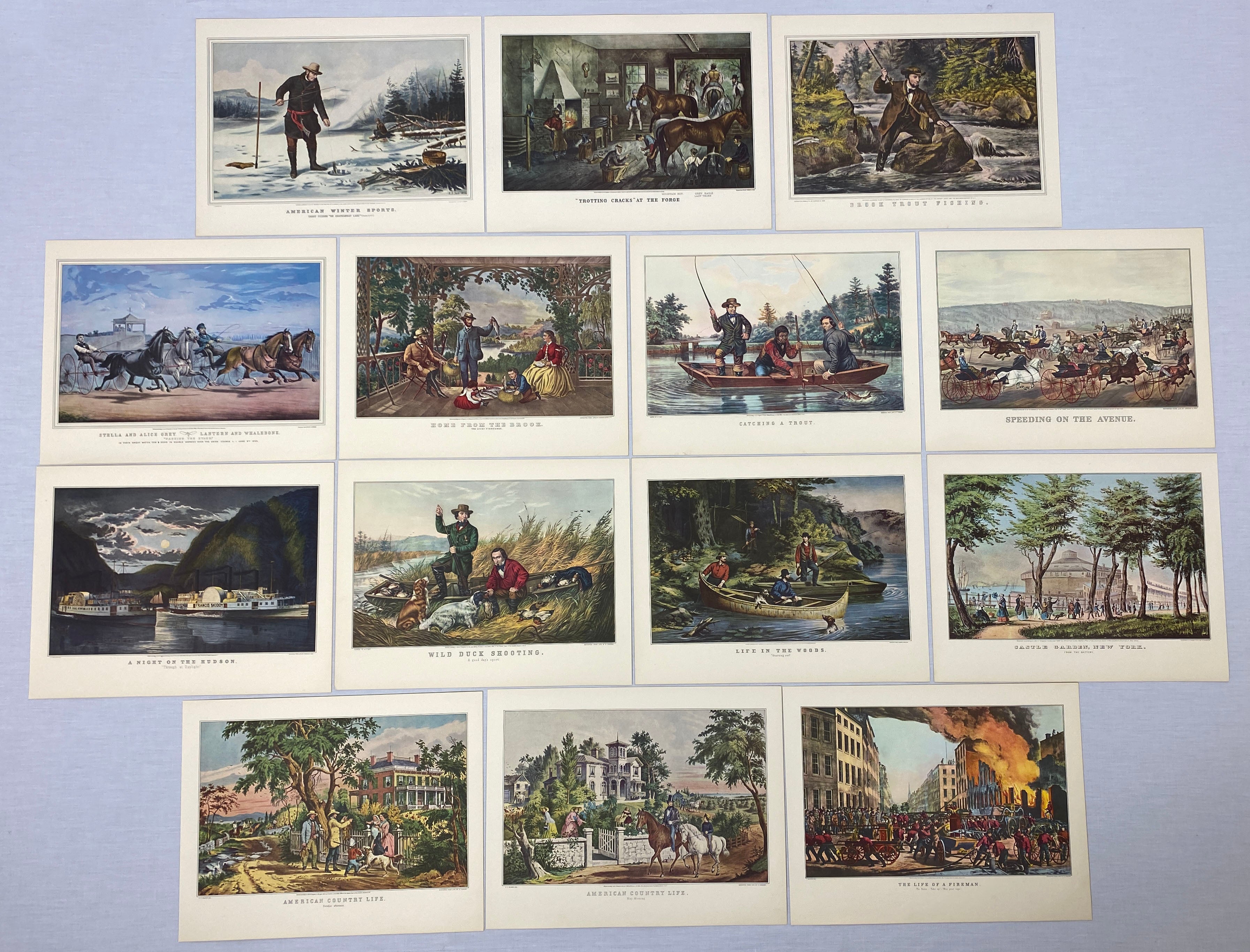 Medium Currier and Ives Prints