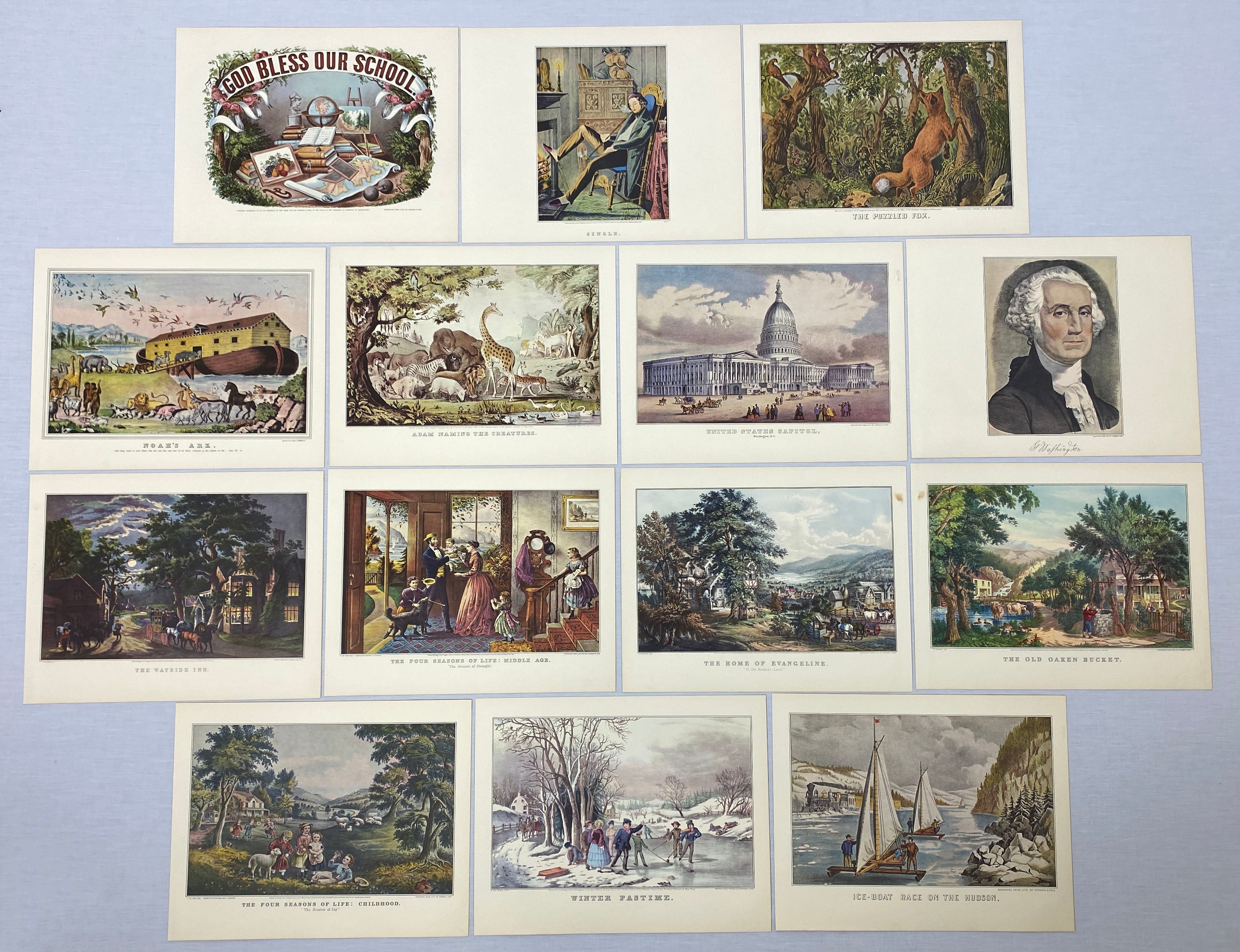 Medium Currier and Ives Prints