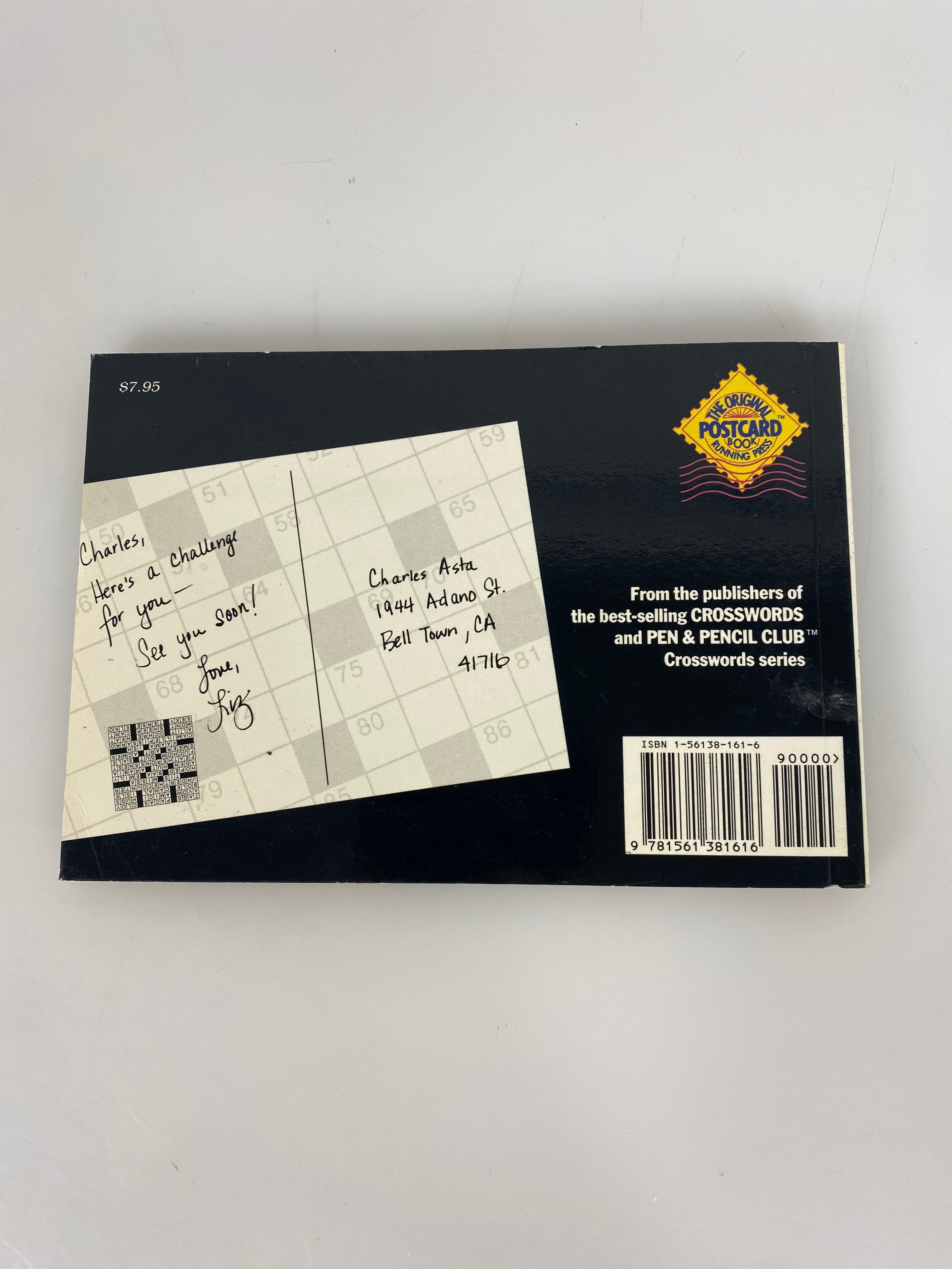 Mel Rosen Mailbox Crosswords Postcard Book