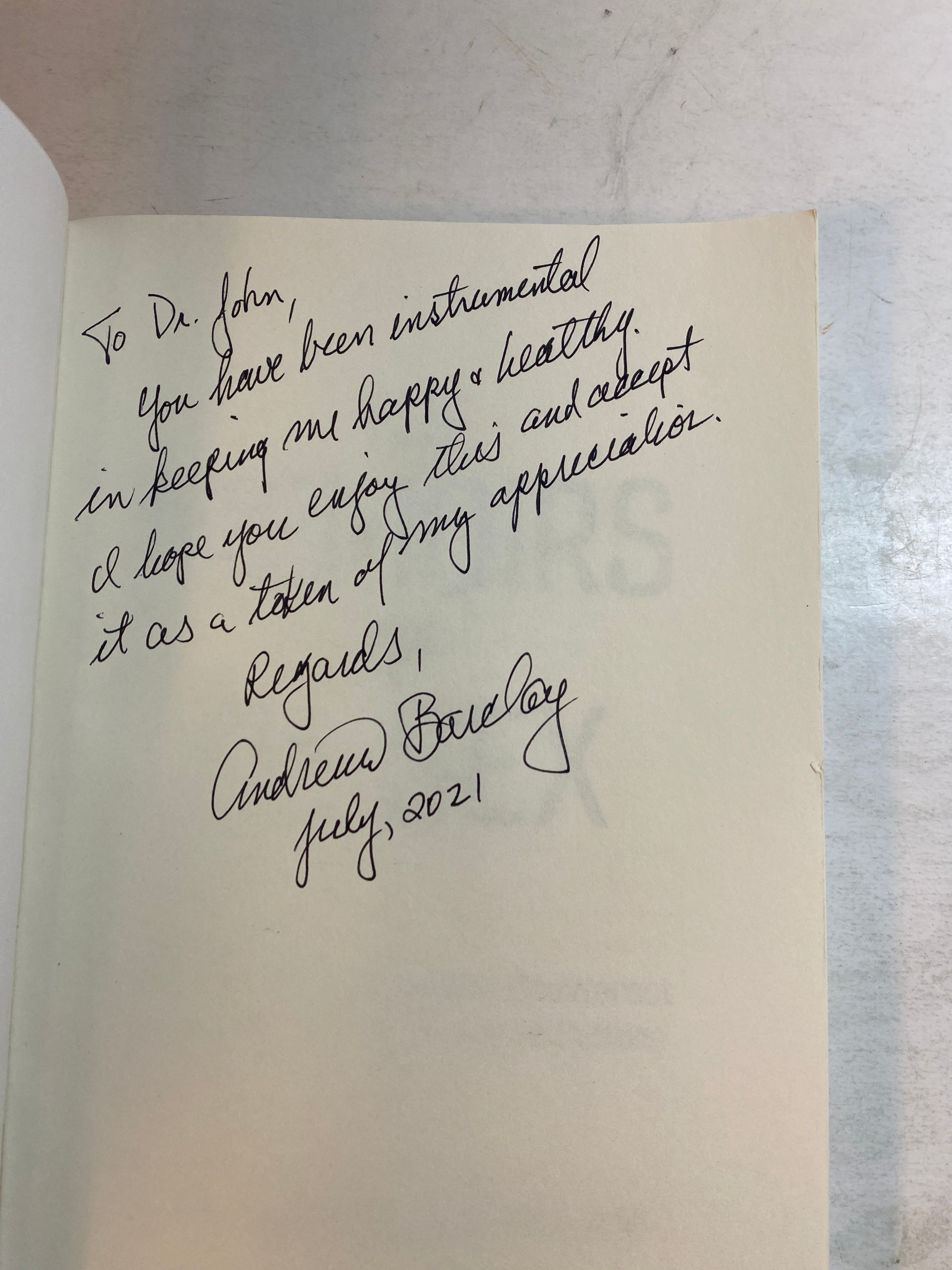 Memoirs of Dr. Sex Andrew Barclay SC 2021 *Signed*