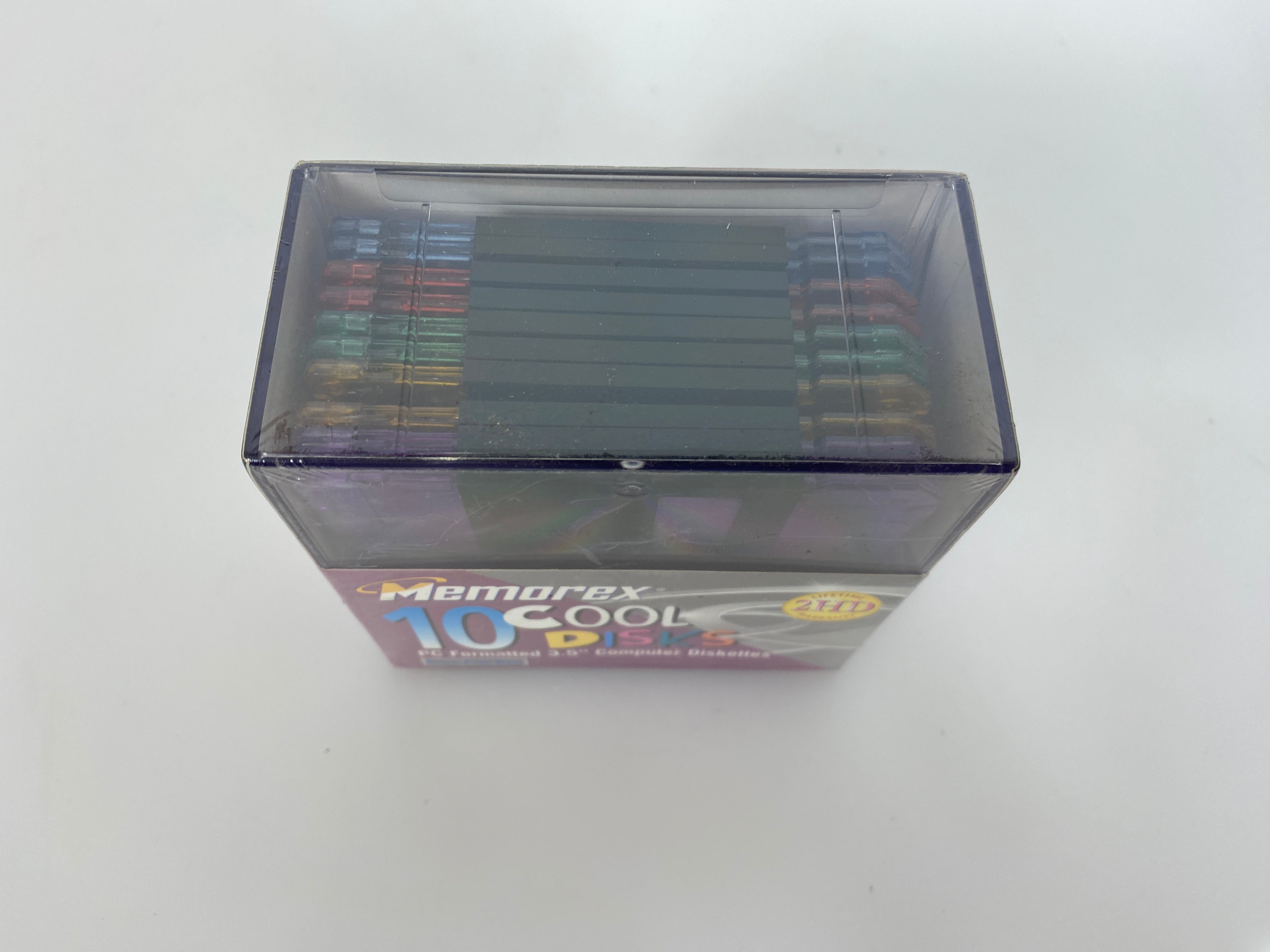 Memorex 2HD 1.44MB Cool Colors Diskettes 10-Pack *New*