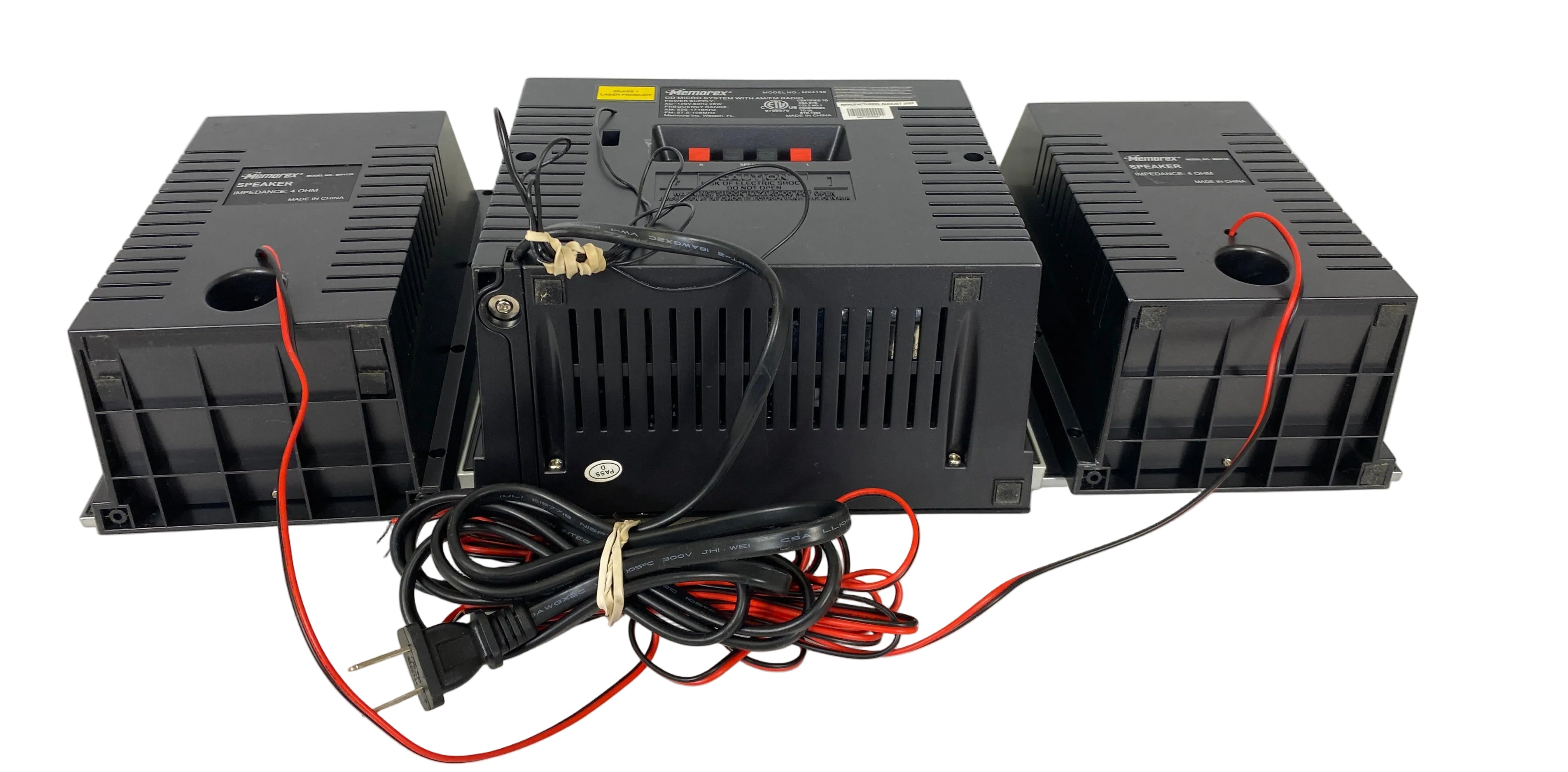 Memorex MX4139 CD Micro System With AM/FM Radio