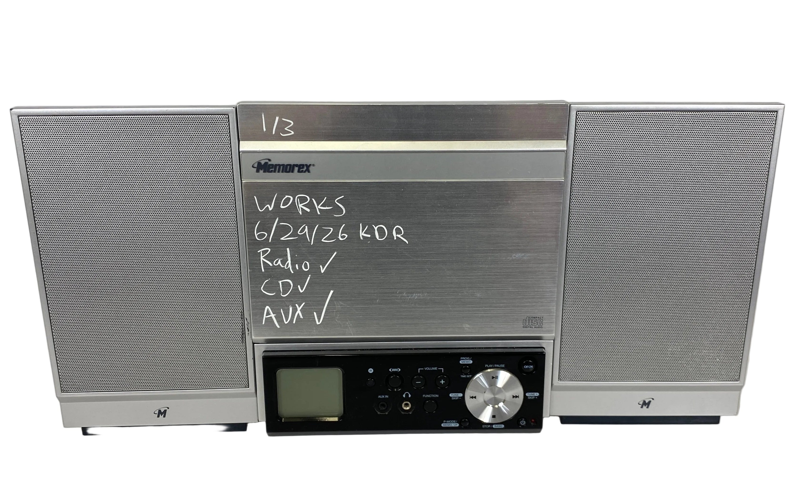 Memorex MX4139 CD Micro System With AM/FM Radio