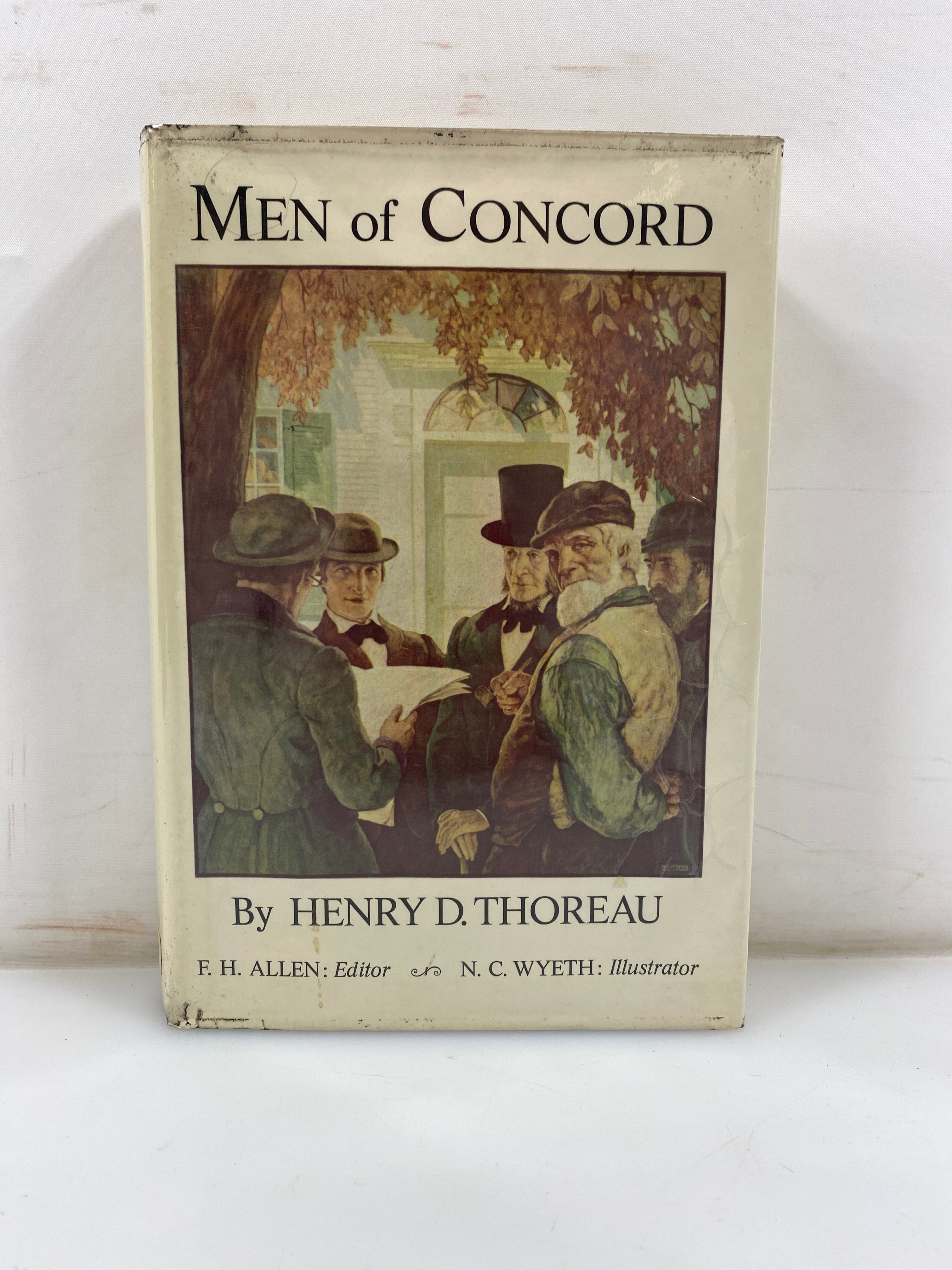 Men of Concord by Thoreau Bonanza Books 1936 HCDJ