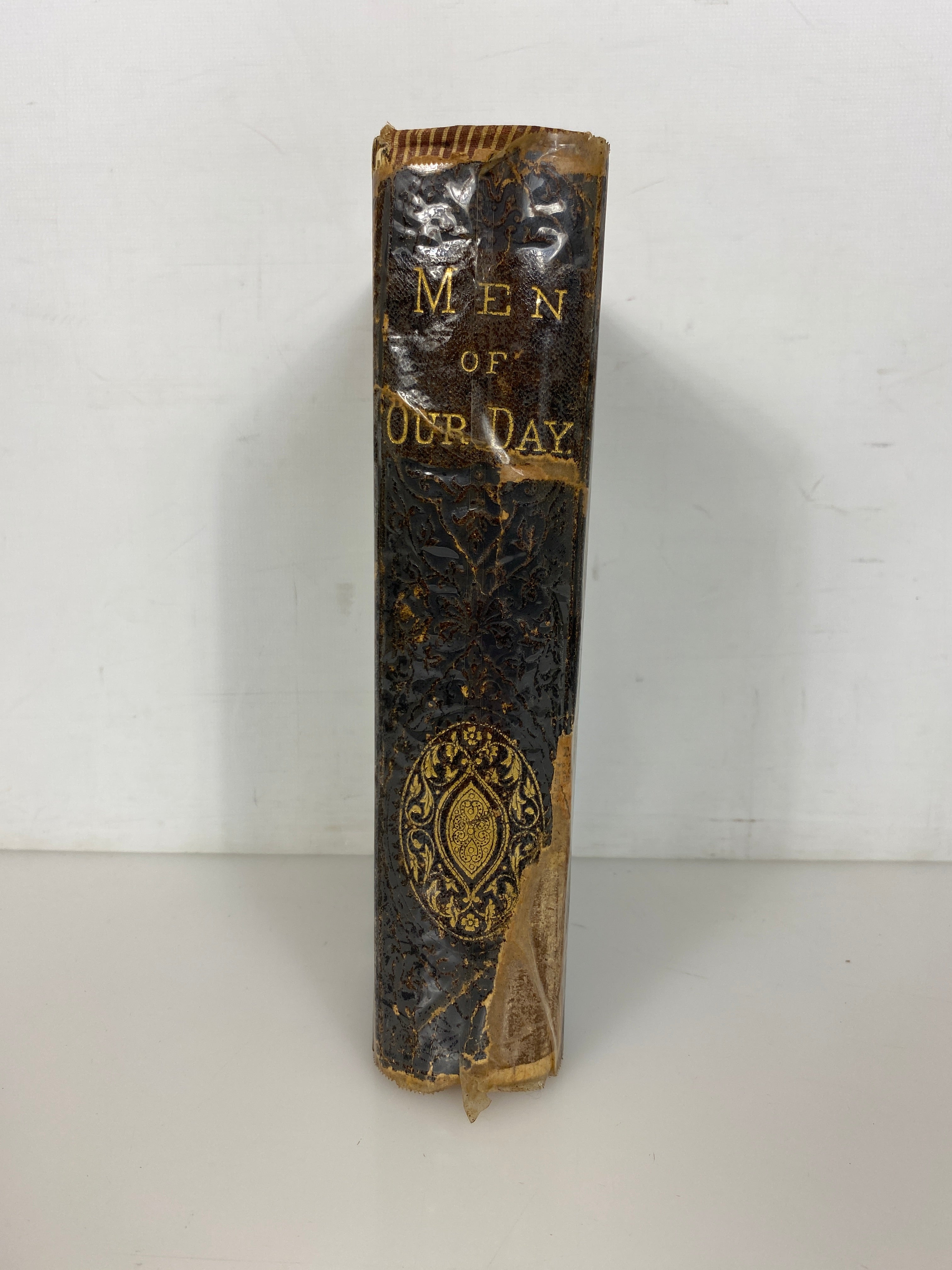 Men of Our Day or Biographical Sketches Brockett 1868 Antique HC