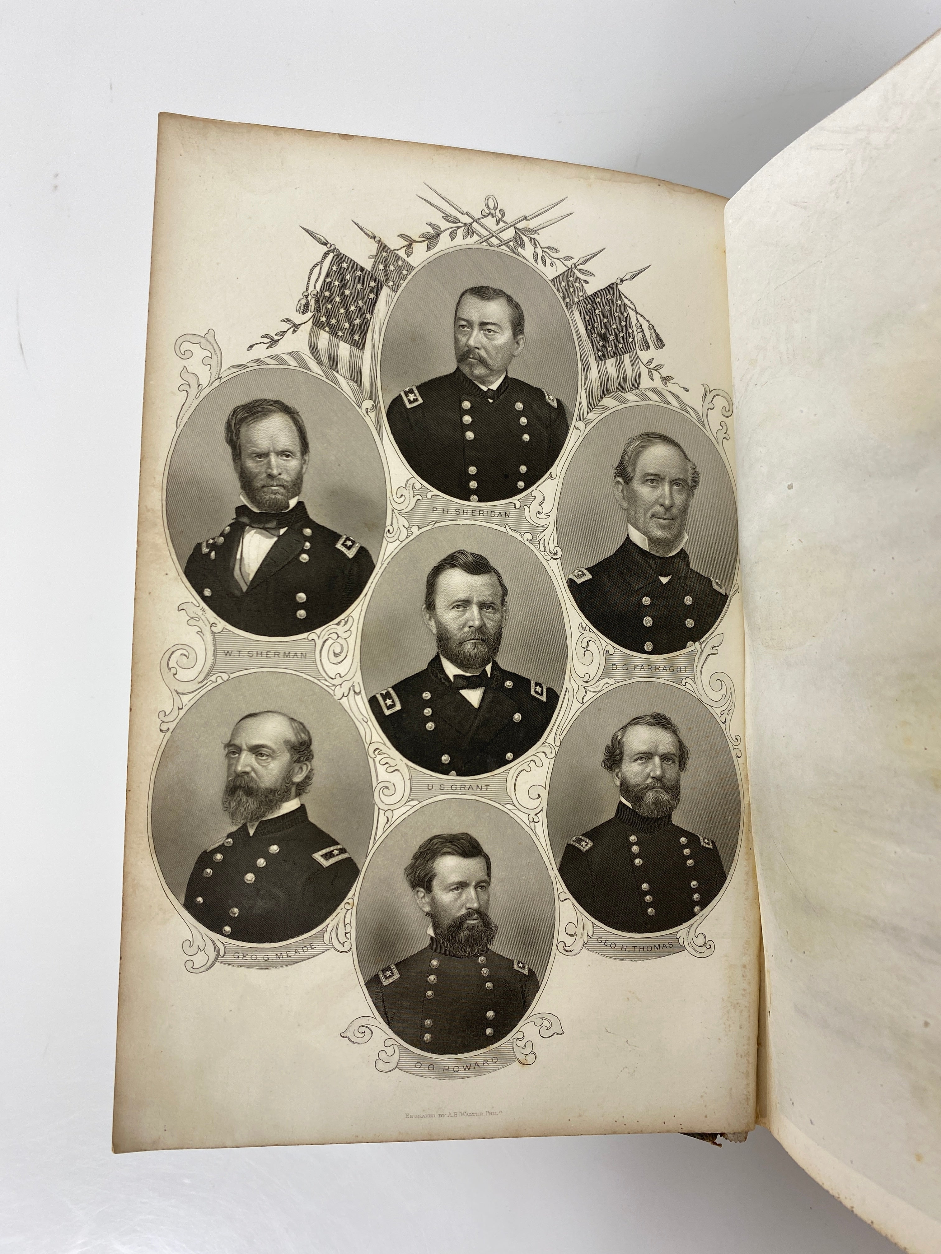 Men of Our Day or Biographical Sketches Brockett 1868 Antique HC