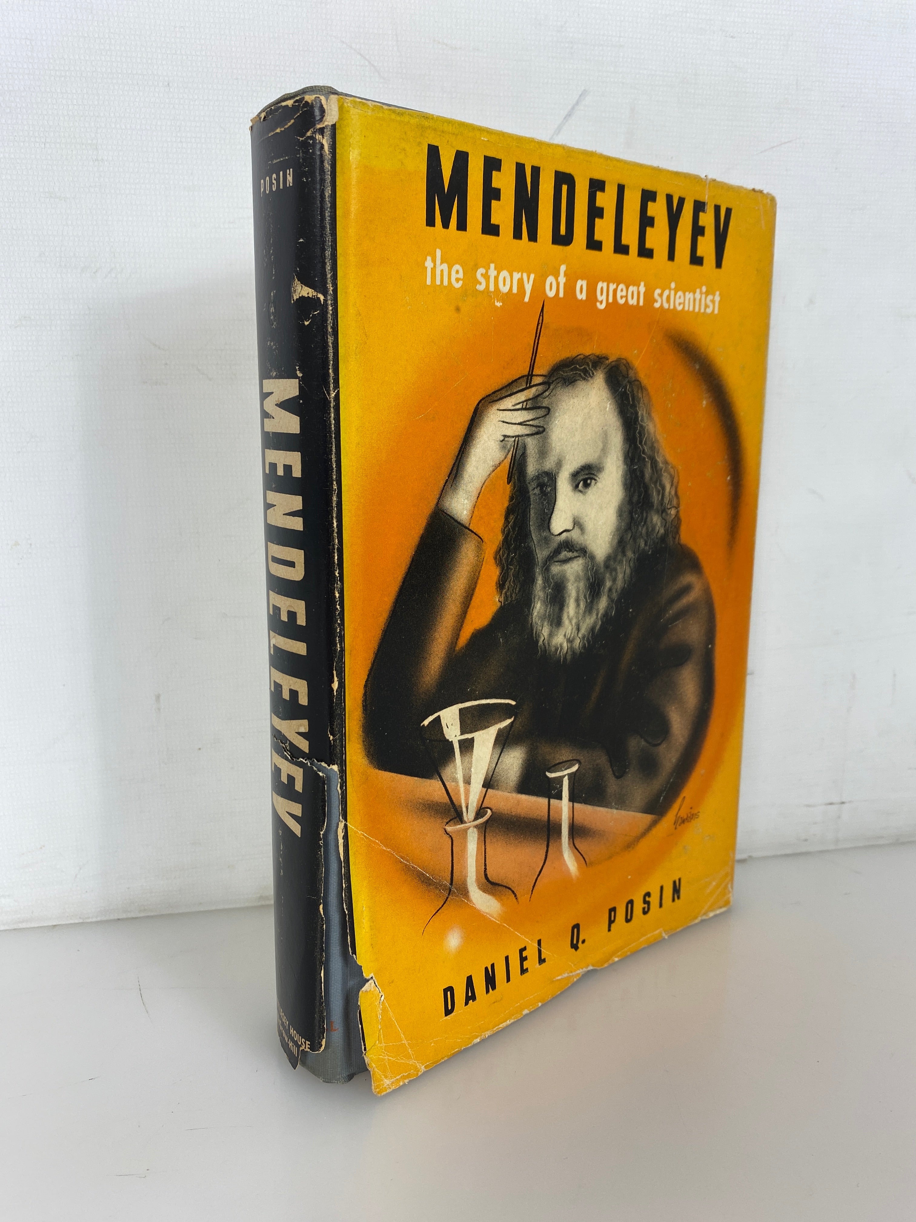 Mendeleyev The Story of a Great Scientist by Daniel Posin 1948 HC DJ