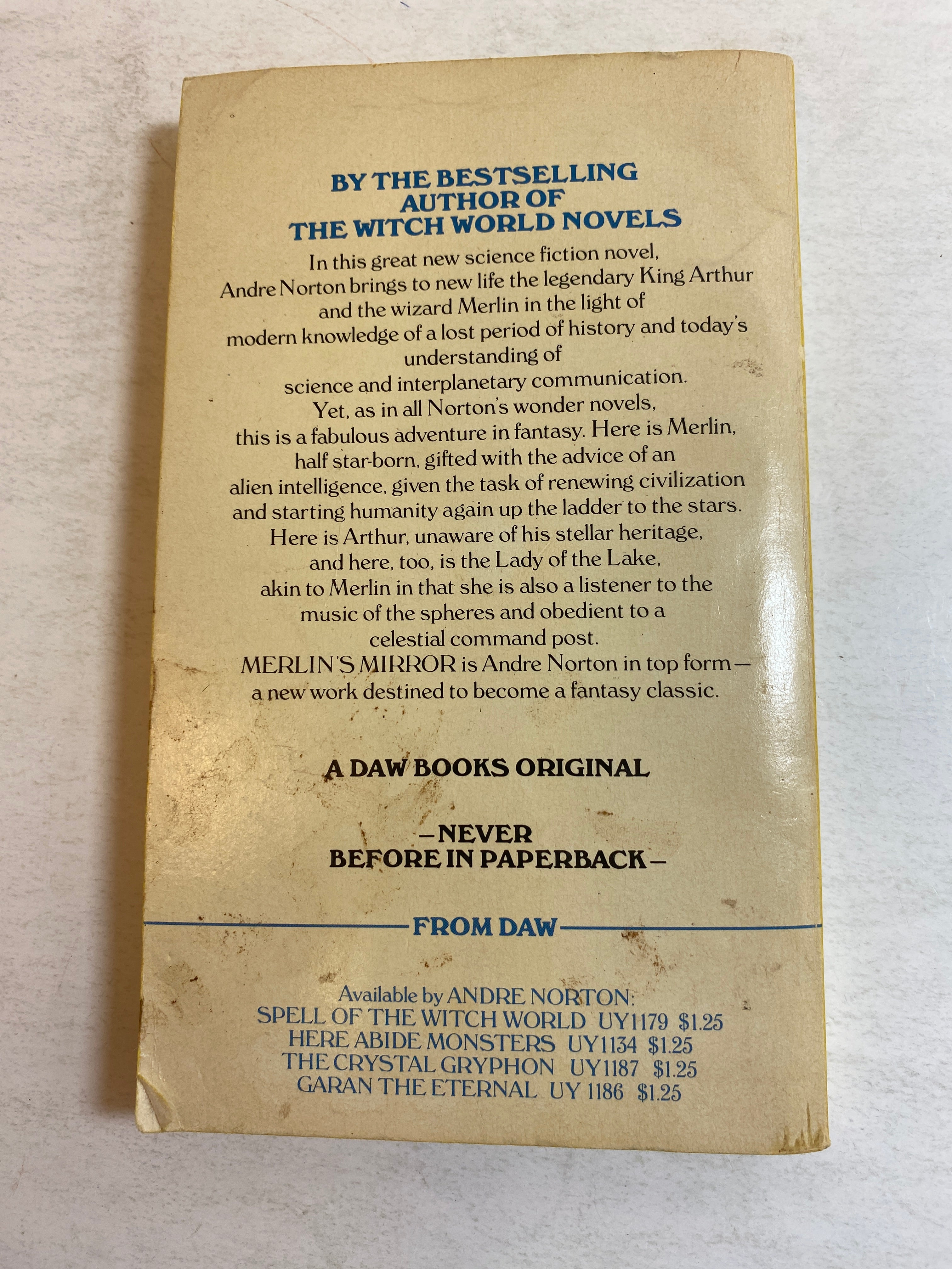 Merlin's Mirror Andre Norton SC 1975 *First Edition*