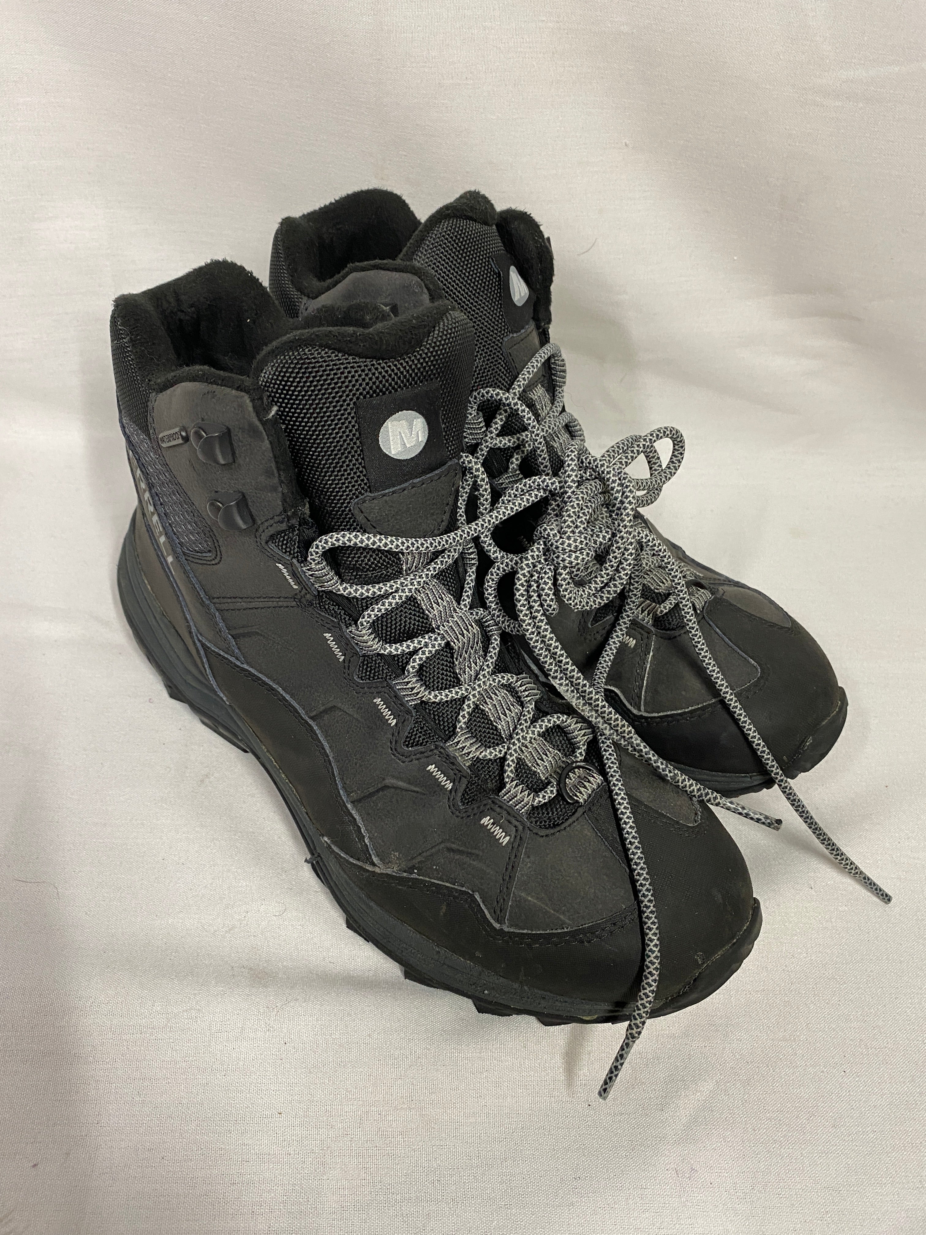 Merrell Men's Black Waterproof Hiking Boots 9.5