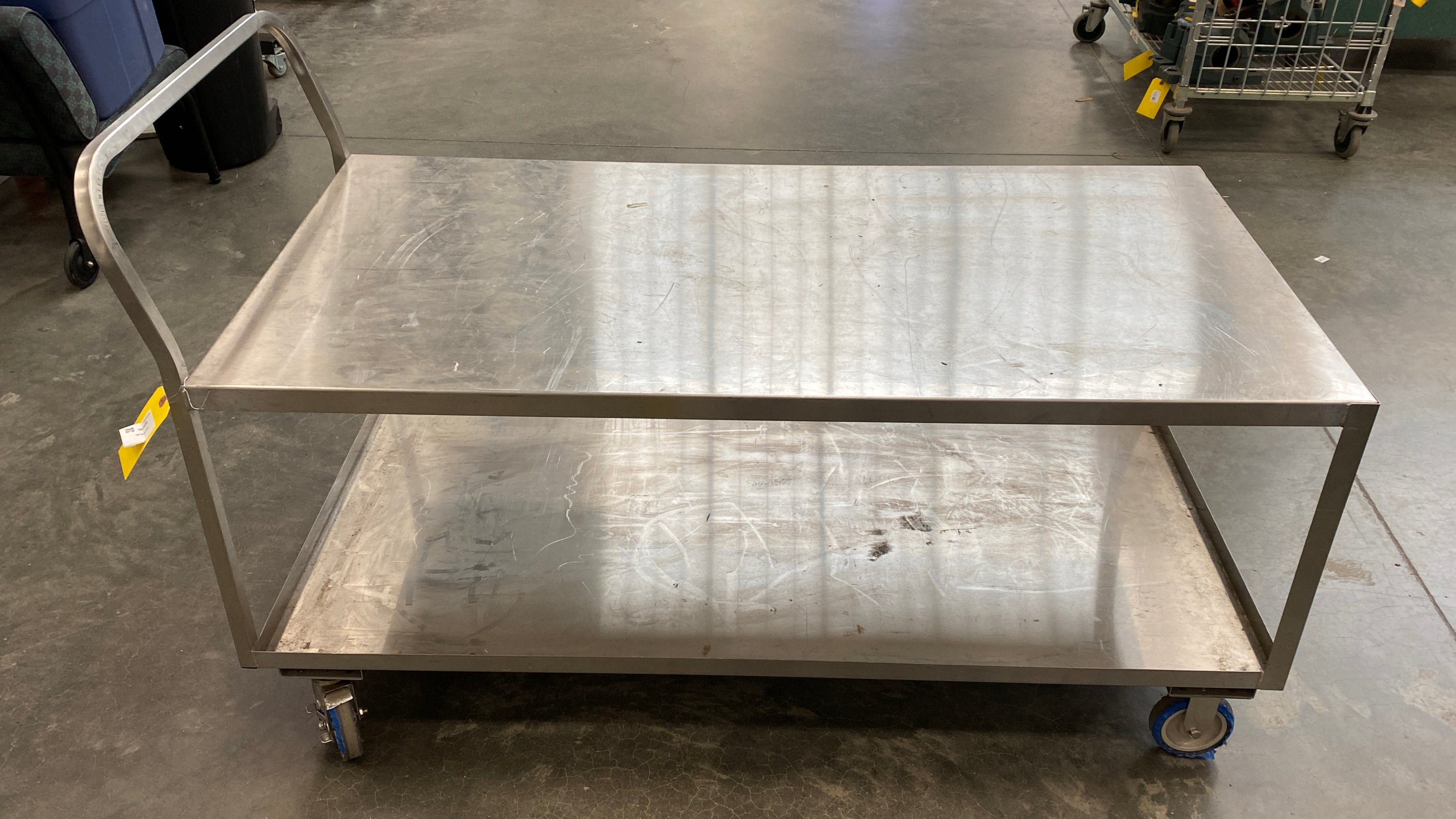 Metal 2 Tier Handled Cart