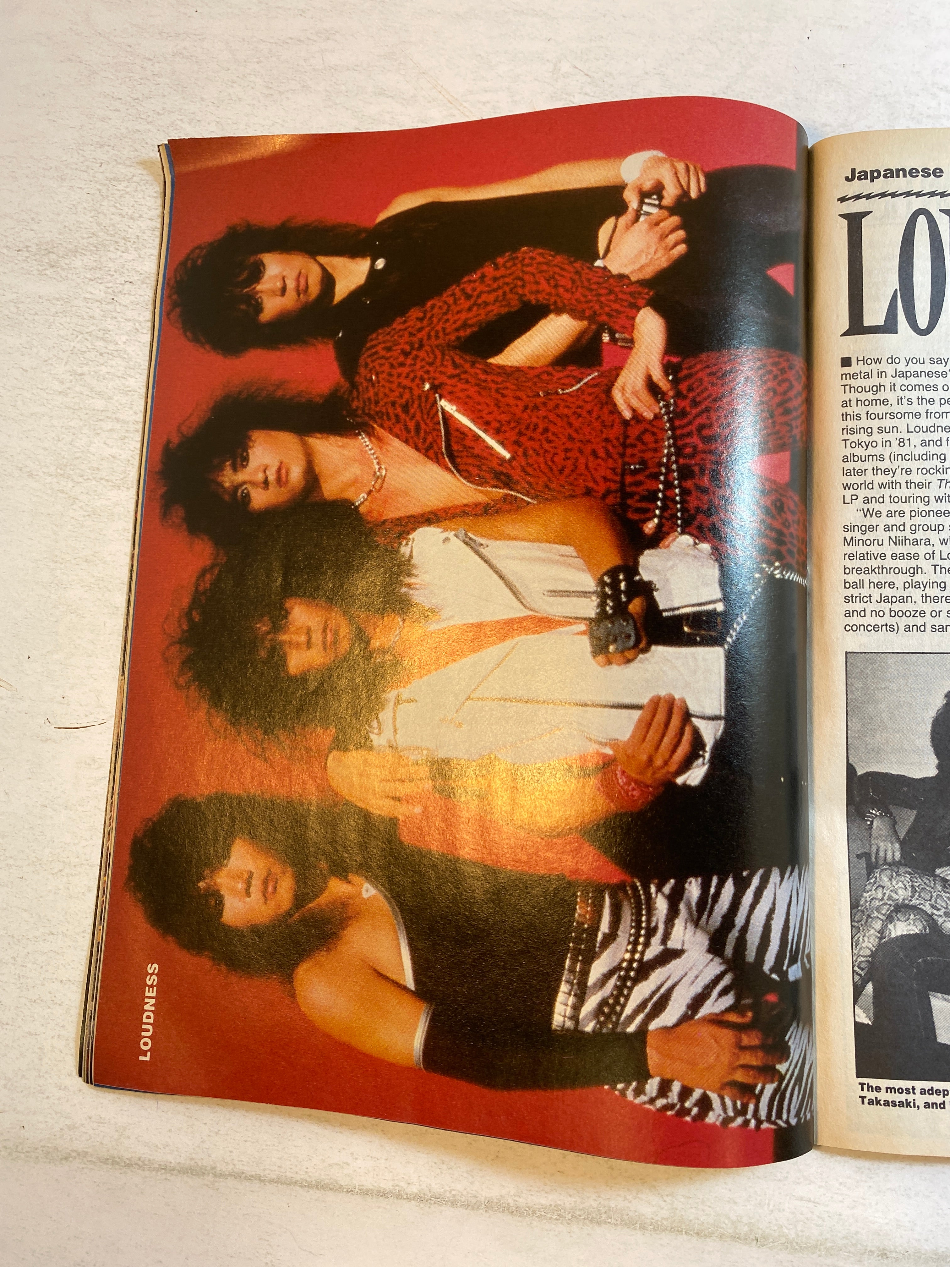 Metal Edge Magazine January 1986 Ratt Motley Crue