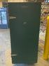 Metal Frame/Wood Paneled Rolling Cabinet