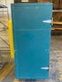 Metal Frame/Wood Paneled Rolling Cabinet