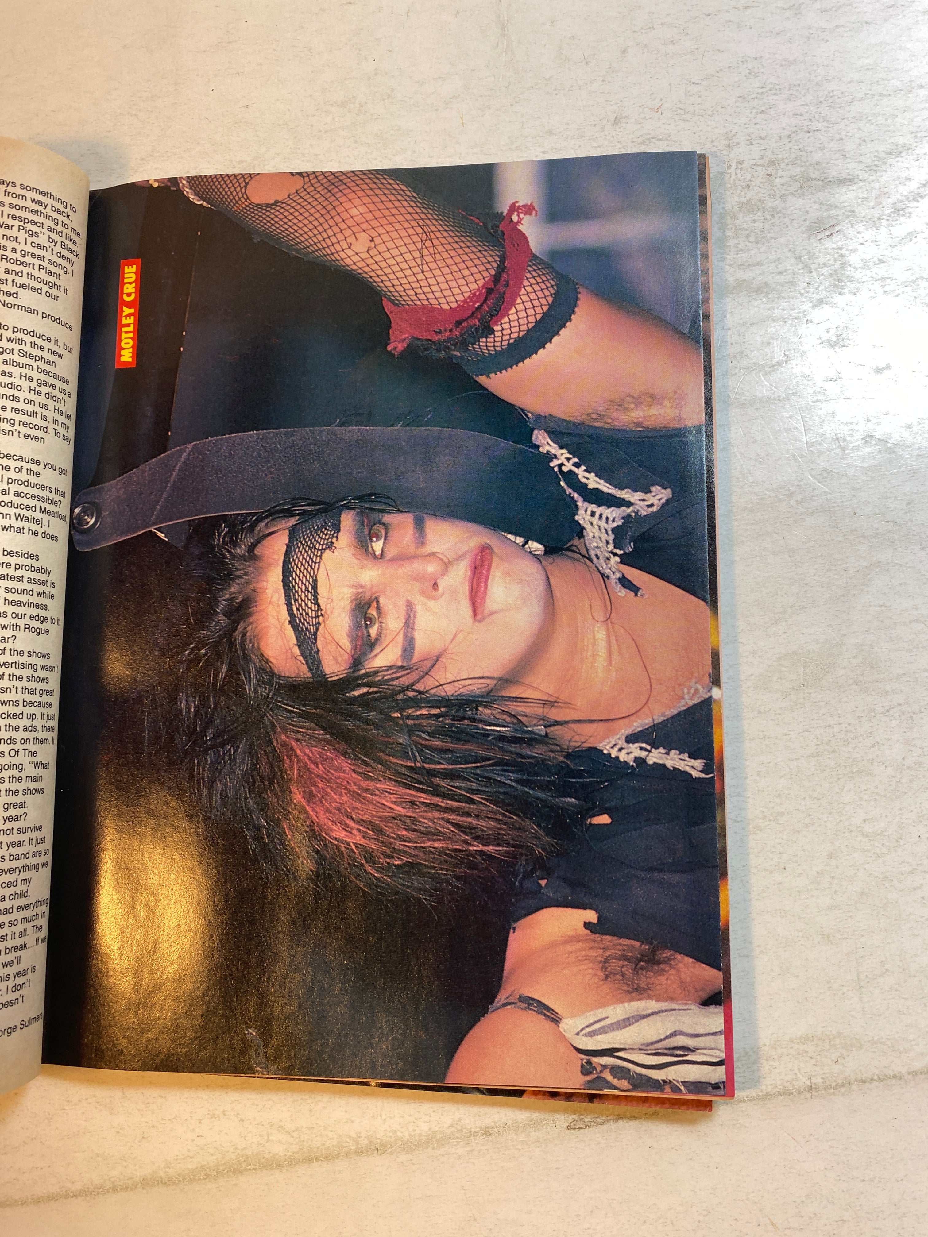 Metal Mania Magazine #6 July 1986 Kiss Foldout Poster