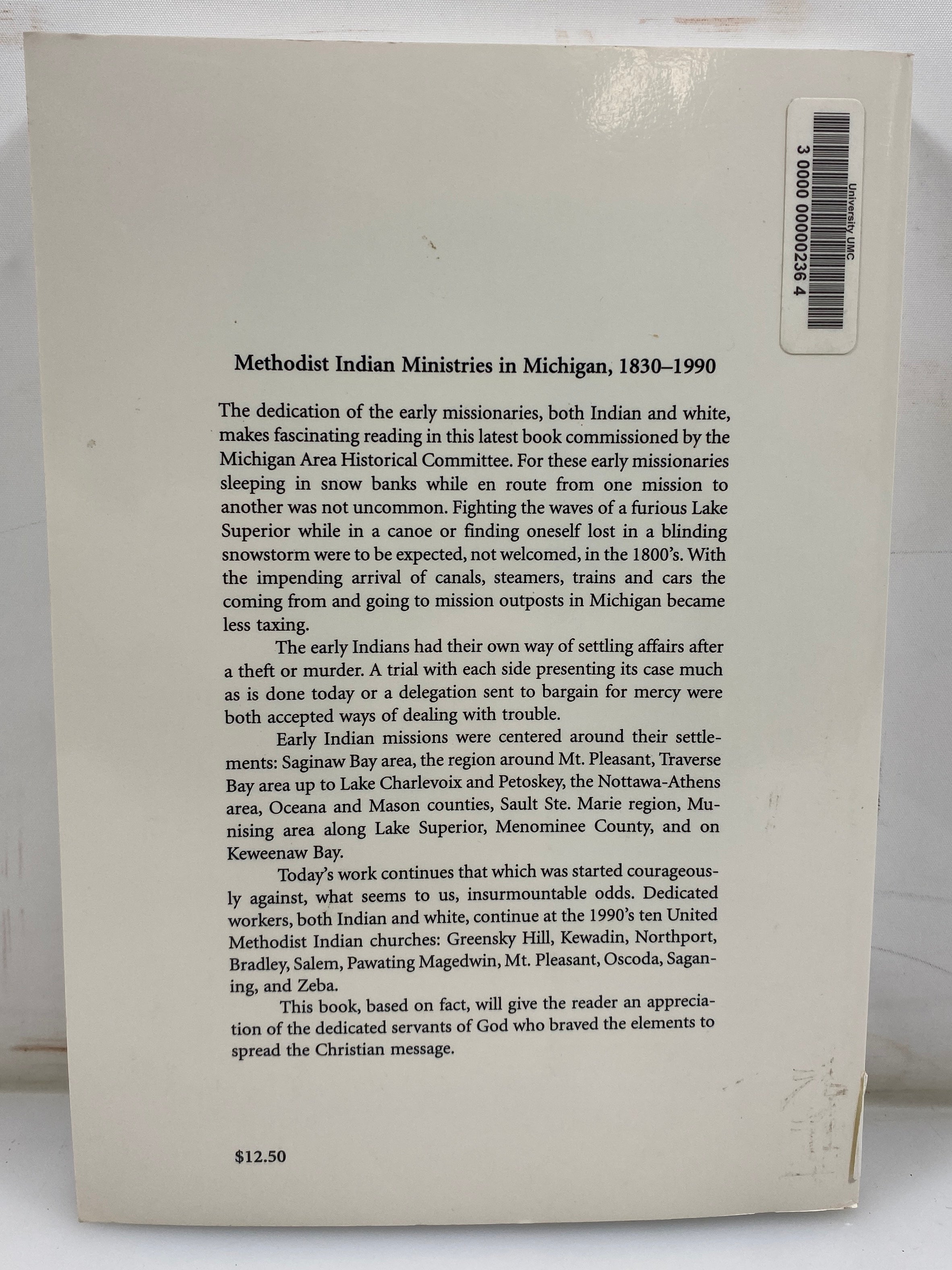 Methodist Indian Ministries in Michigan by Dorothy Reuter 1993 SC